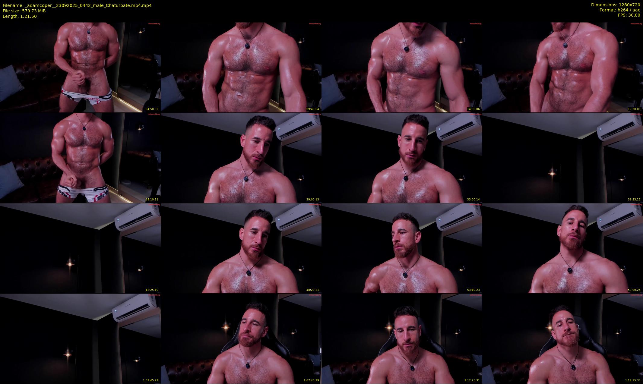 _adamcoper_ — 82 minute Chaturbate male cam show recording, 720p, Sep 23, 2025