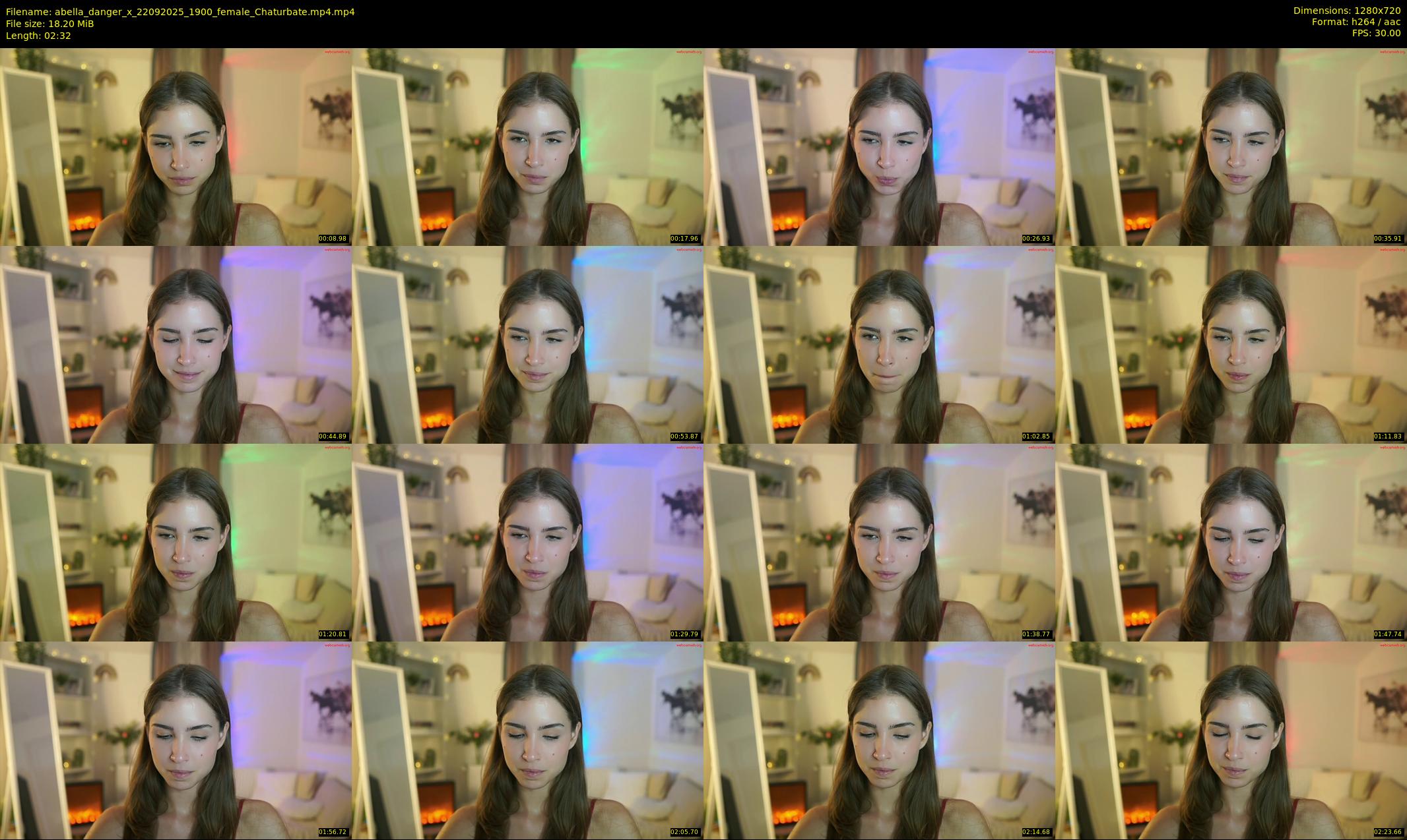 abella_danger_x — 3 minute Chaturbate female cam show recording, 720p, Sep 22, 2025