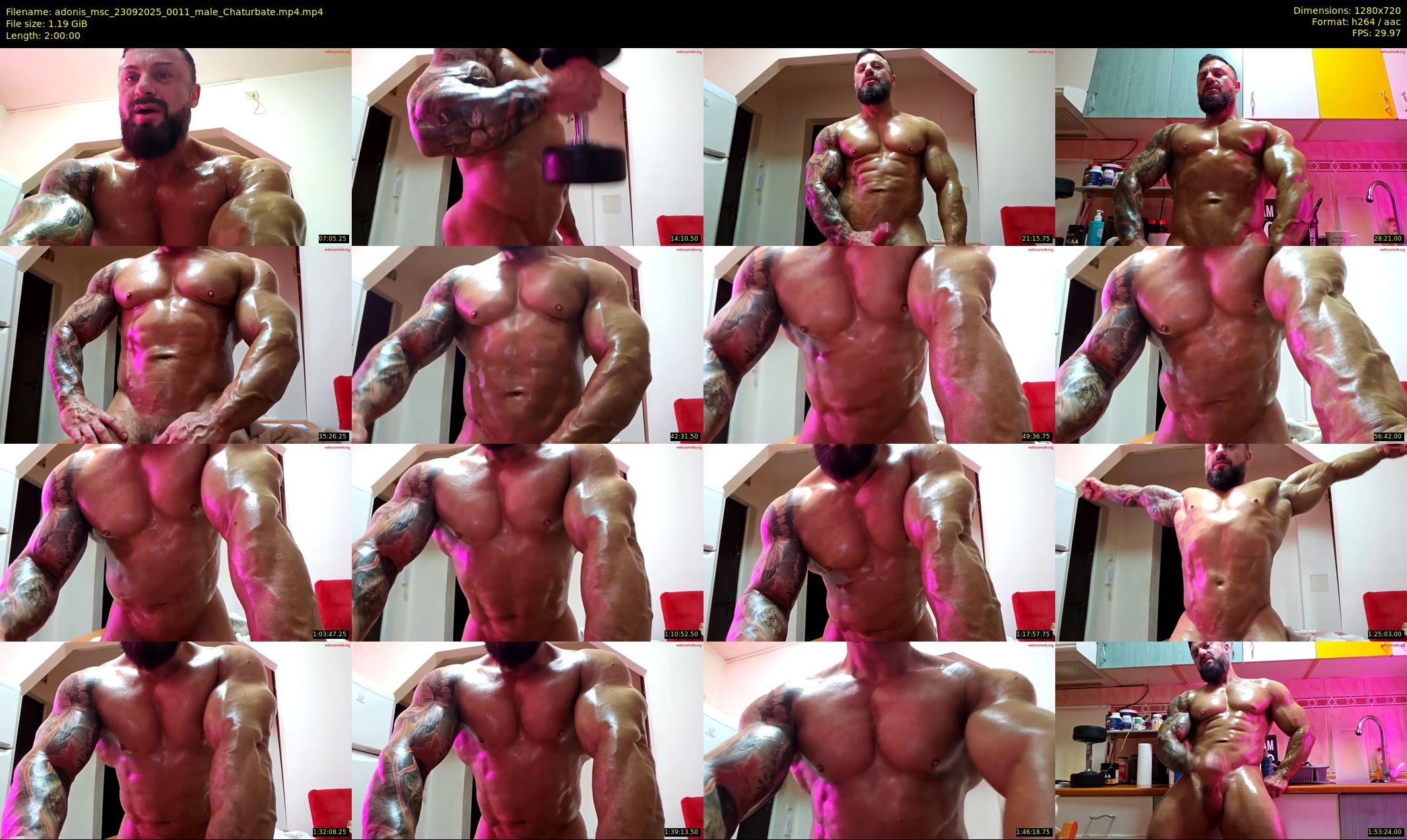 adonis_msc — 120 minute Chaturbate male cam show recording, 720p, Sep 23, 2025