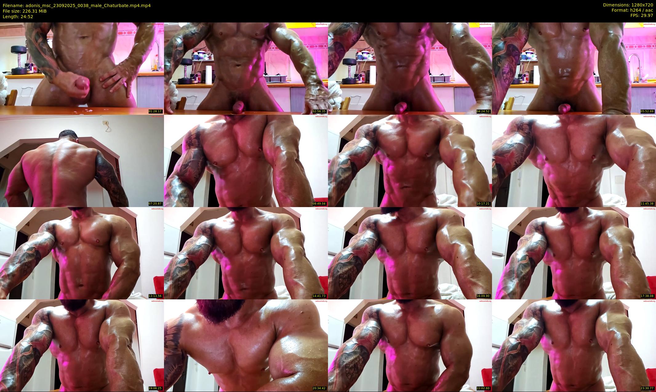 adonis_msc — 25 minute Chaturbate male cam show recording, 720p, Sep 23, 2025
