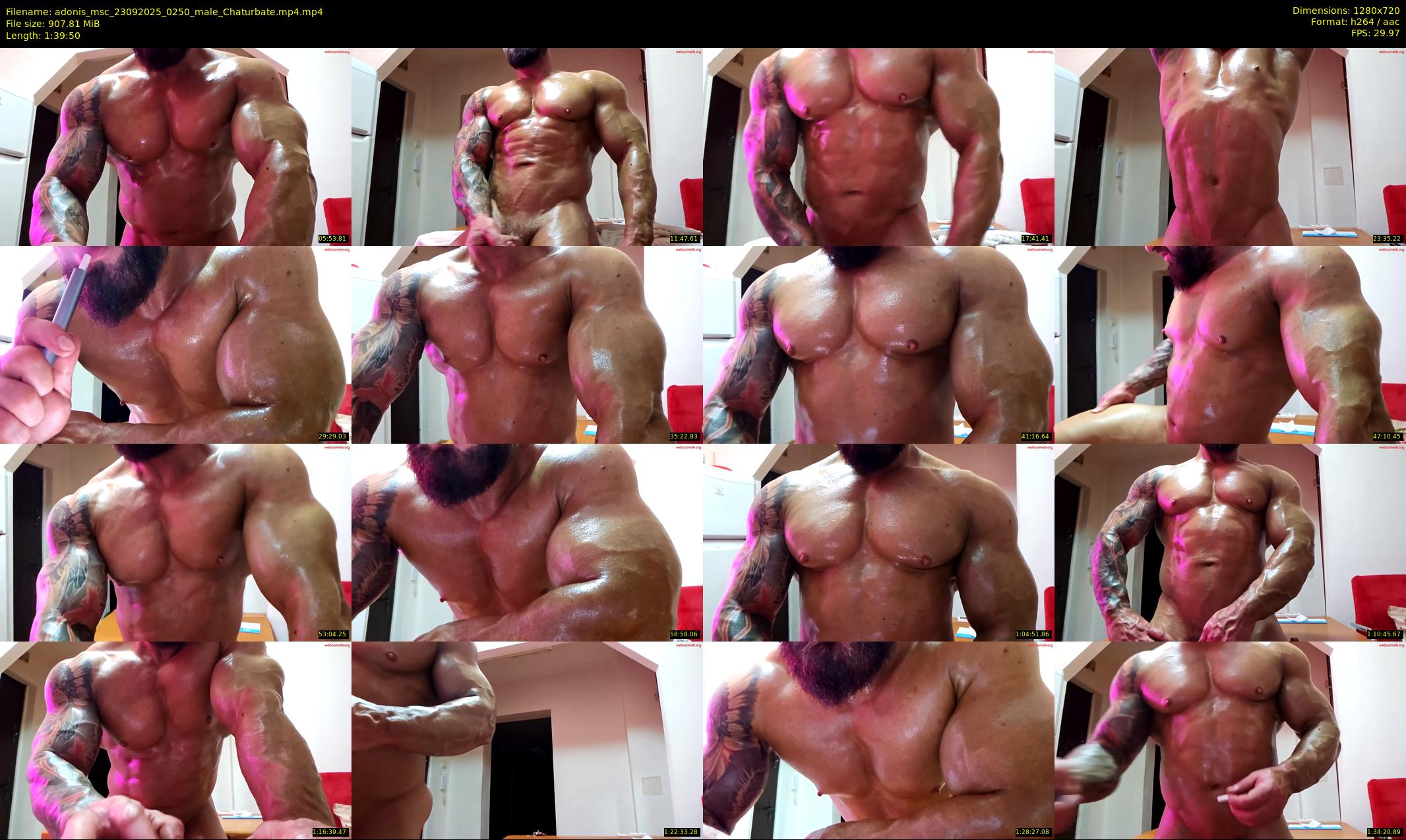 adonis_msc — 100 minute Chaturbate male cam show recording, 720p, Sep 23, 2025