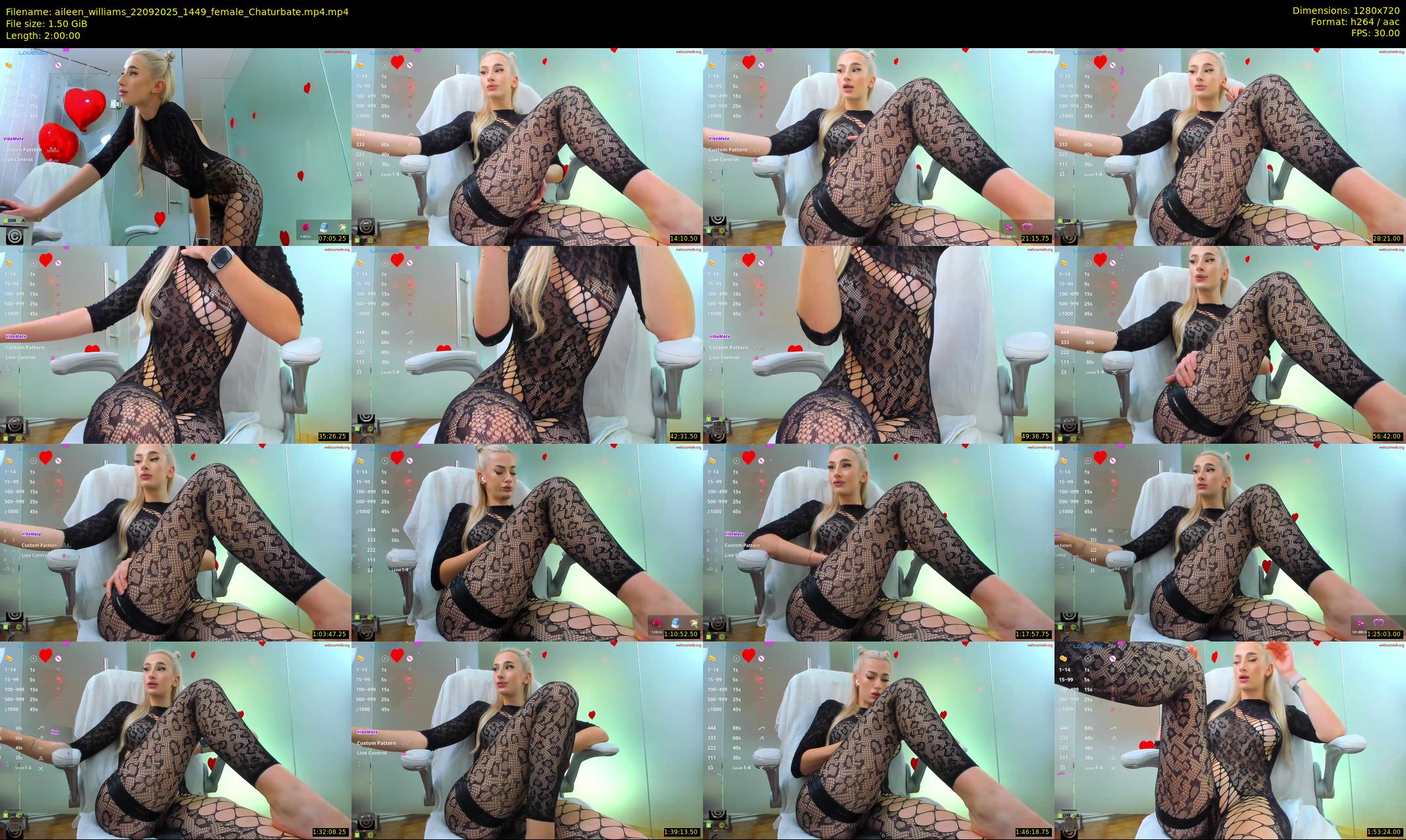 aileen_williams — 120 minute Chaturbate female cam show recording, 720p, Sep 22, 2025