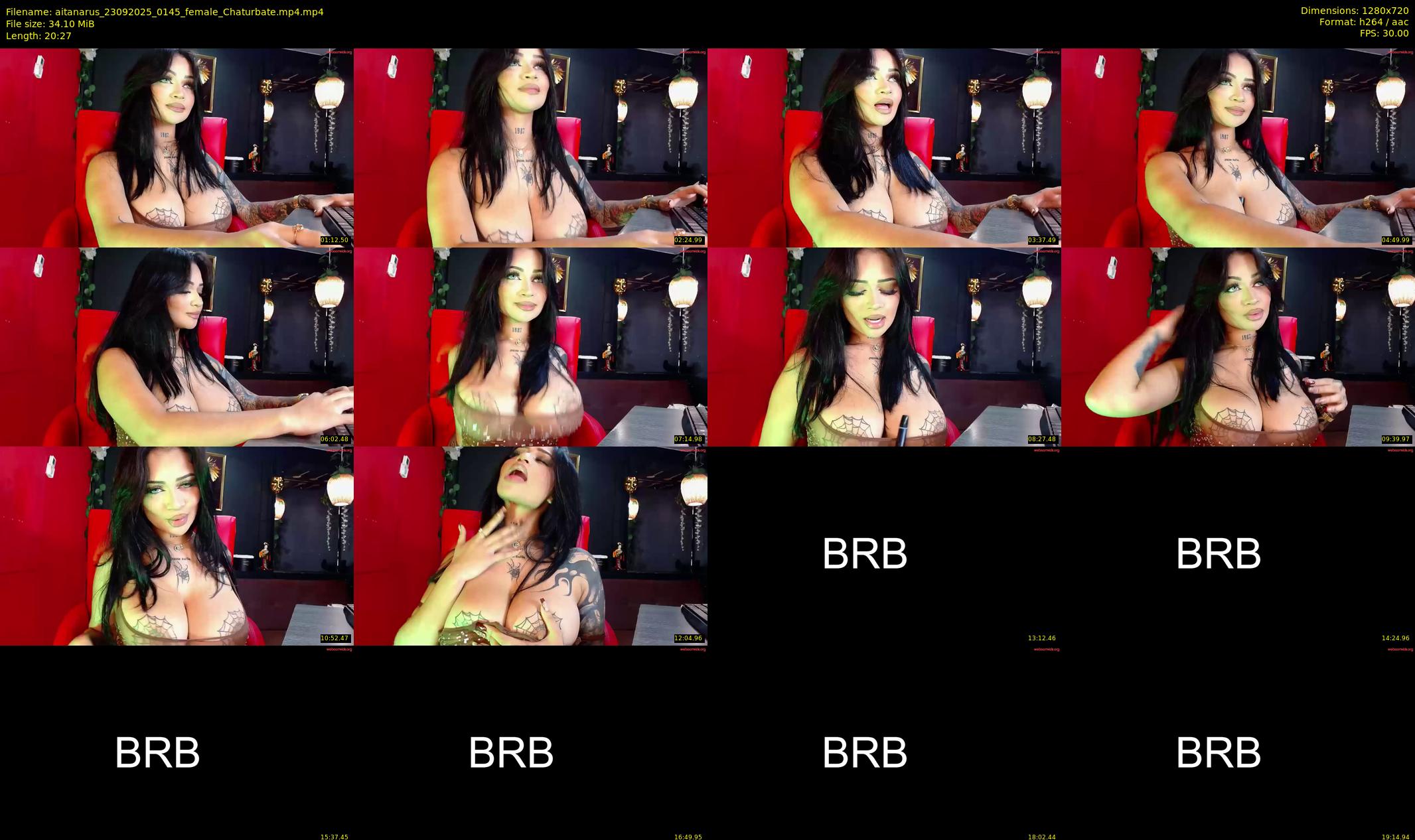 aitanarus — 21 minute Chaturbate female cam show recording, 720p, Sep 23, 2025