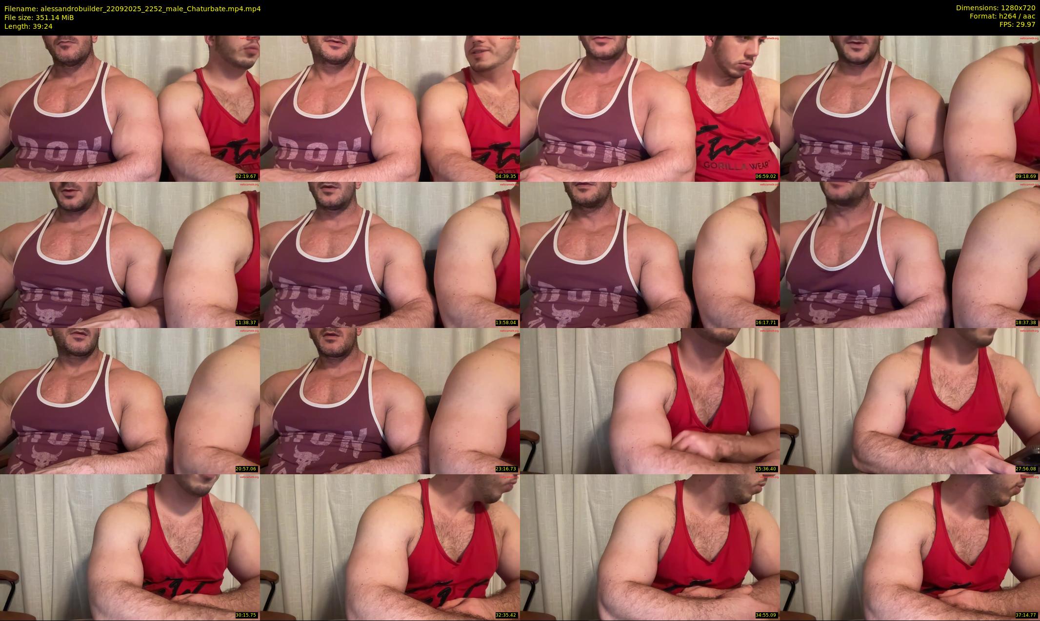 alessandrobuilder — 40 minute Chaturbate couple cam show recording, 720p, Sep 22, 2025