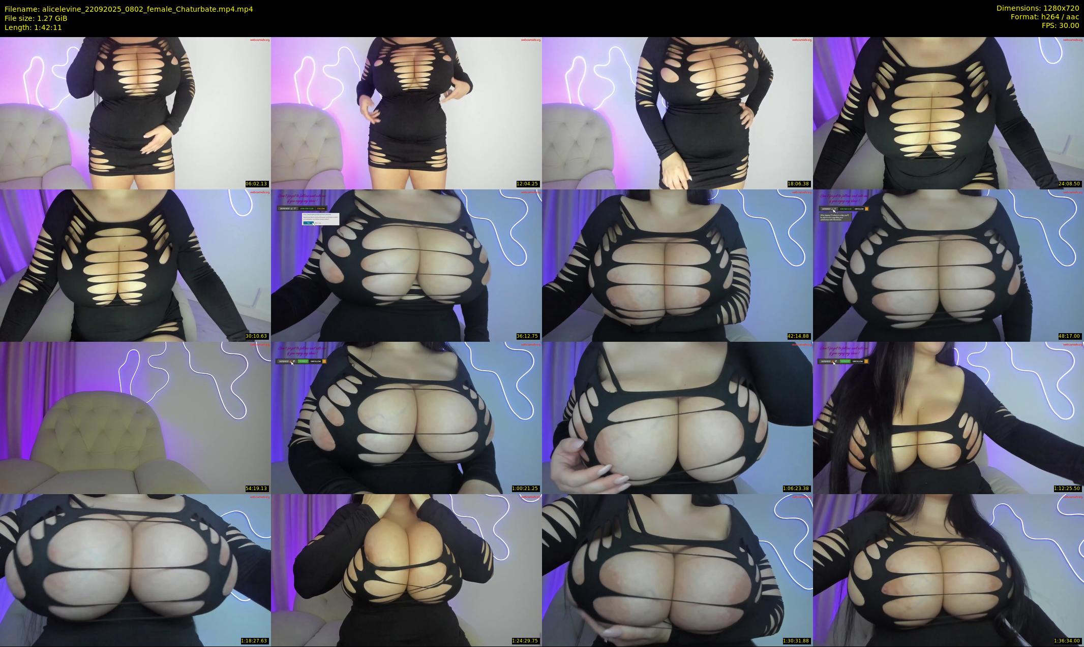 alicelevine — 103 minute Chaturbate female cam show recording, 720p, Sep 22, 2025