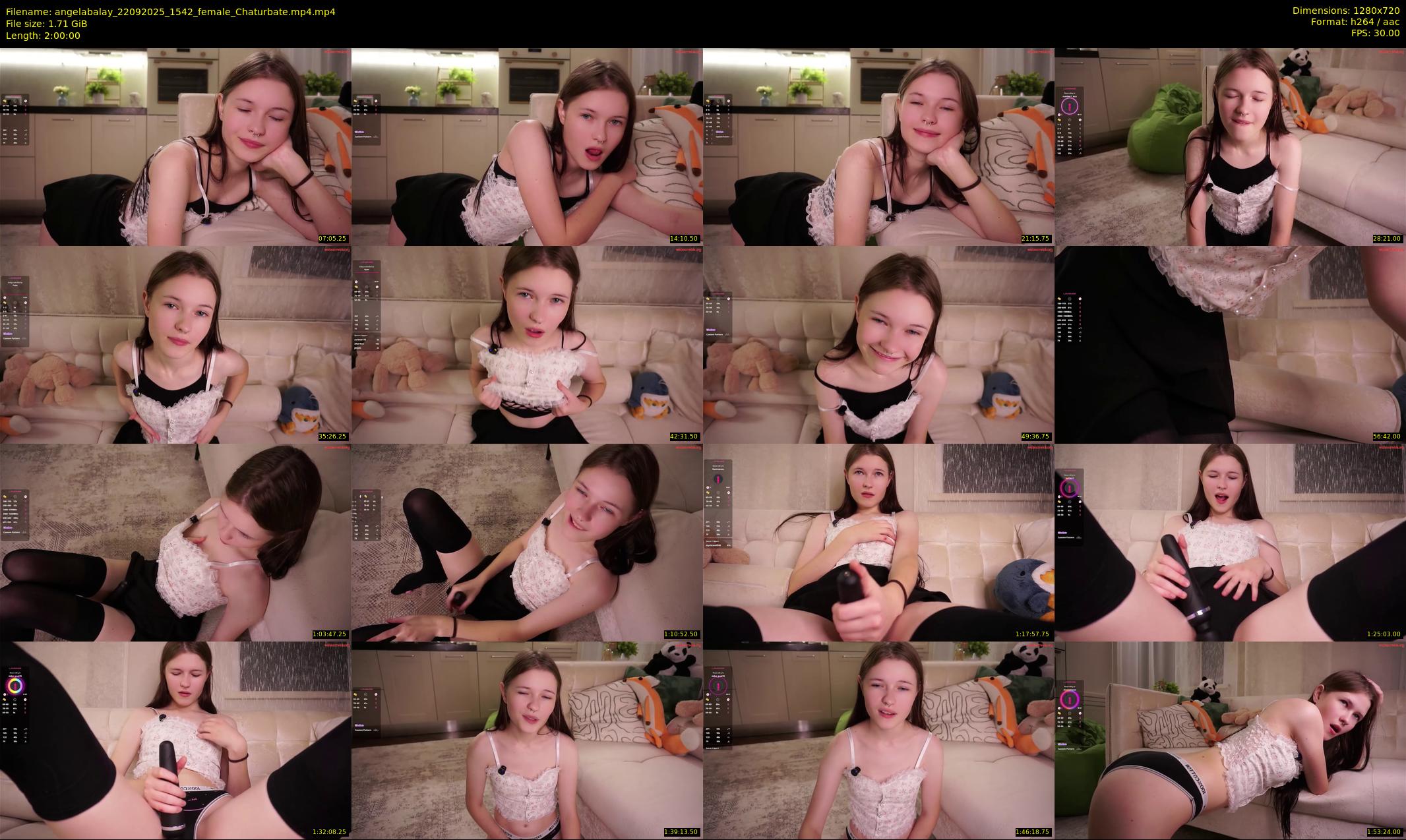 angelabalay — 120 minute Chaturbate female cam show recording, 720p, Sep 22, 2025
