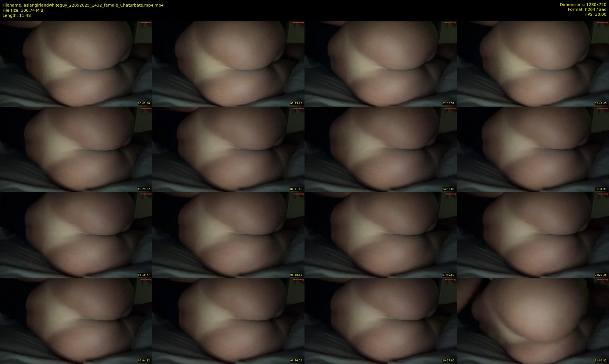 asiangirlandwhiteguy — 12 minute Chaturbate couple cam show recording, 720p, Sep 22, 2025