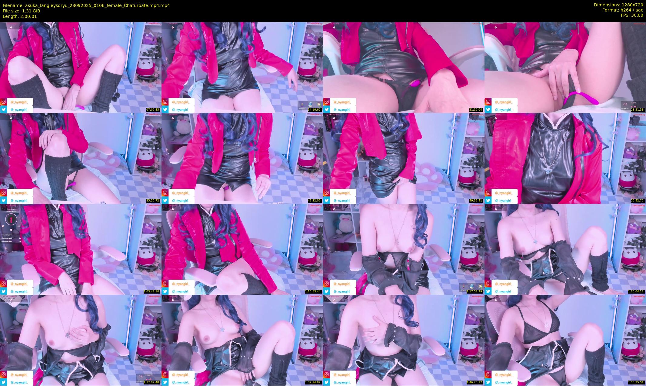 asuka_langleysoryu — 121 minute Chaturbate female cam show recording, 720p, Sep 23, 2025