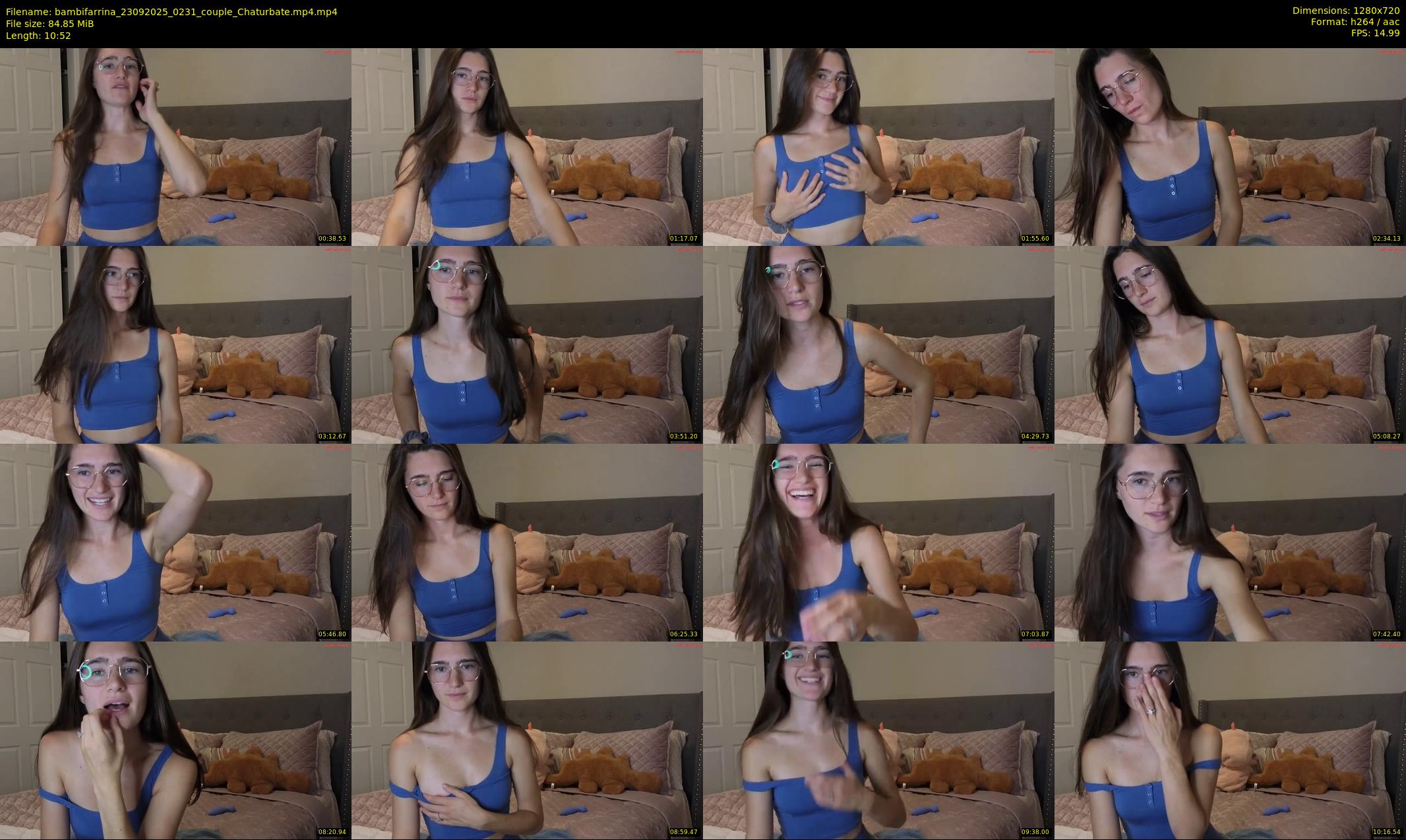 bambifarrina — 11 minute Chaturbate couple cam show recording, 720p, Sep 23, 2025