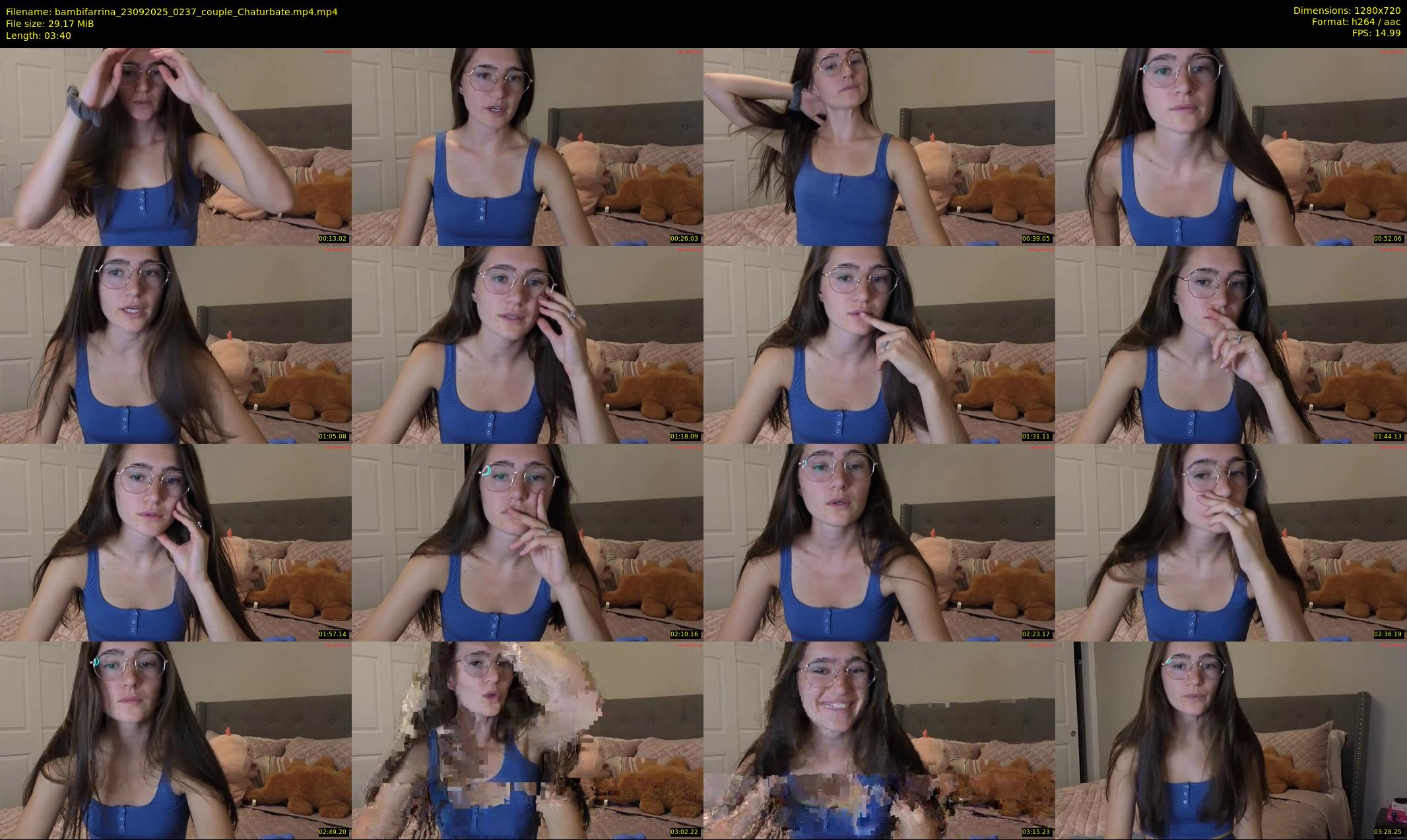 bambifarrina — 4 minute Chaturbate couple cam show recording, 720p, Sep 23, 2025