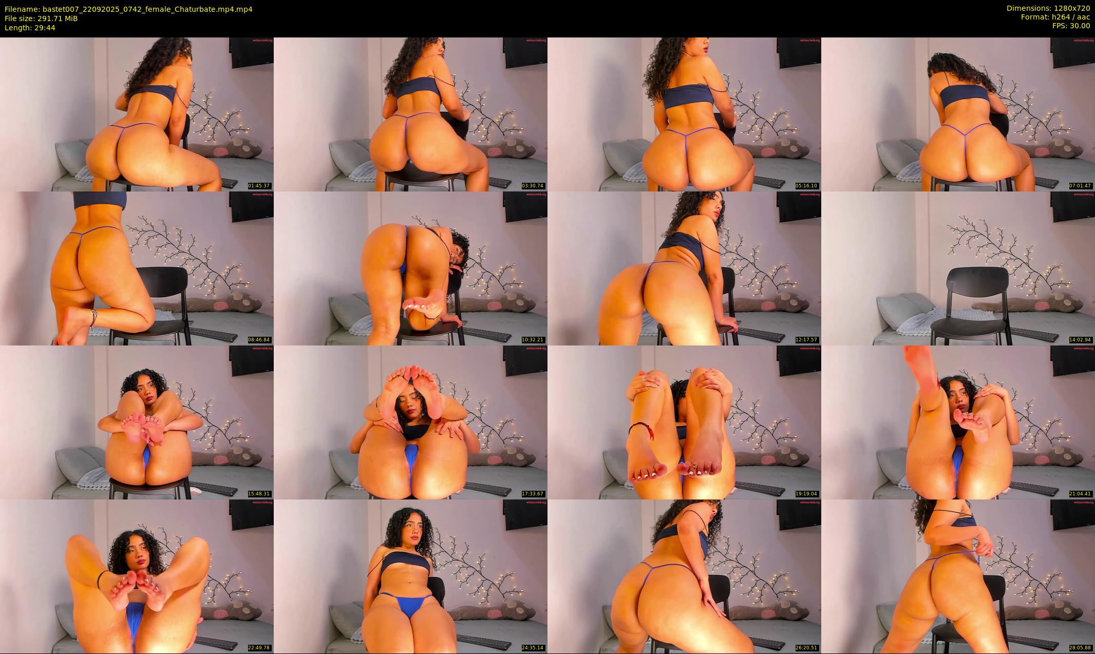 bastet007 — 30 minute Chaturbate female cam show recording, 720p, Sep 22, 2025
