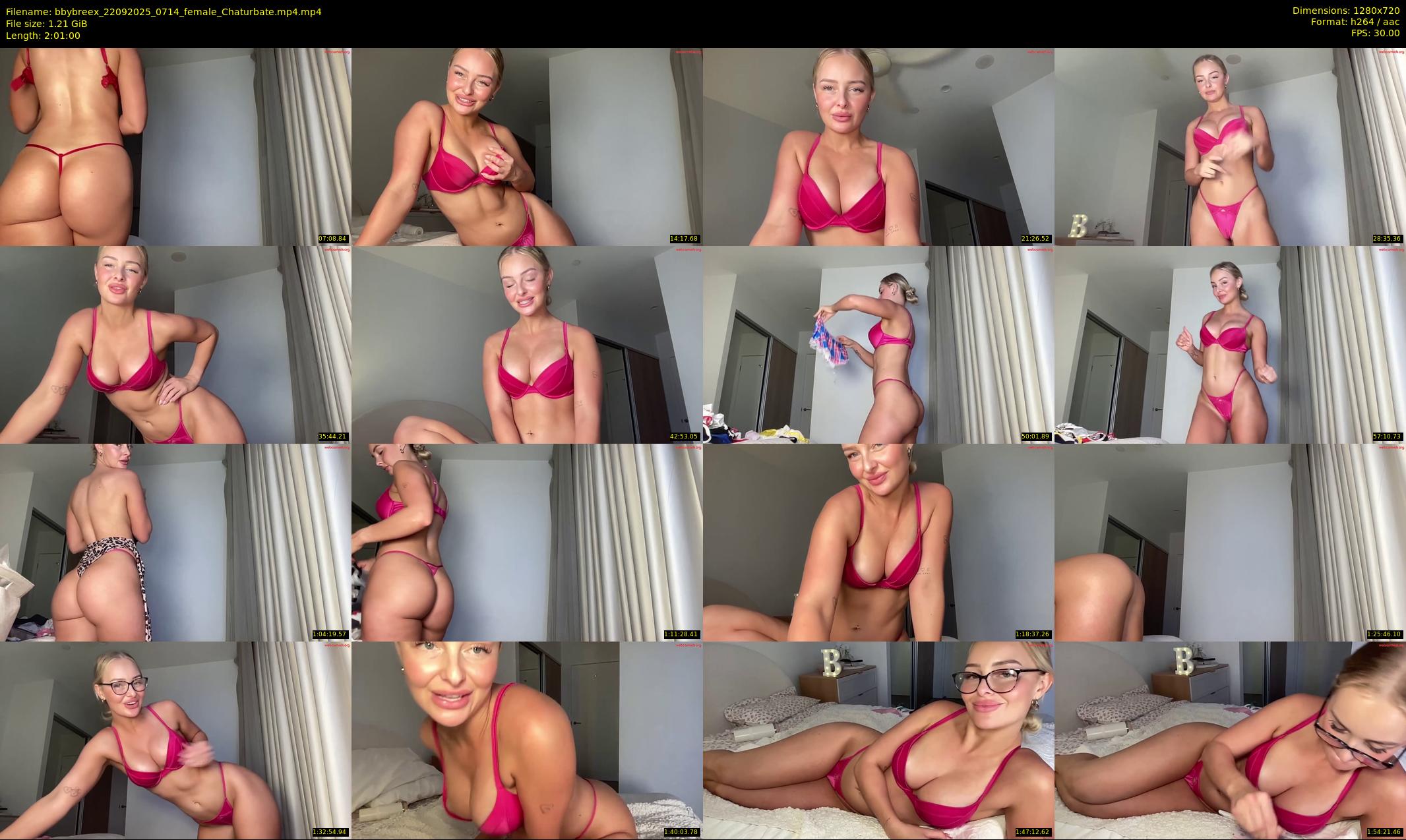 bbybreex — 121 minute Chaturbate female cam show recording, 720p, Sep 22, 2025