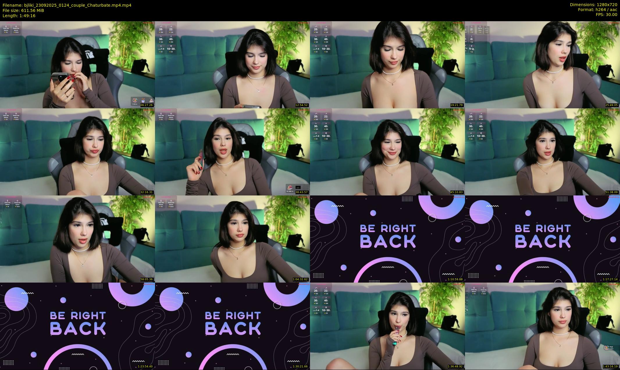 bjliki — 110 minute Chaturbate couple cam show recording, 720p, Sep 23, 2025