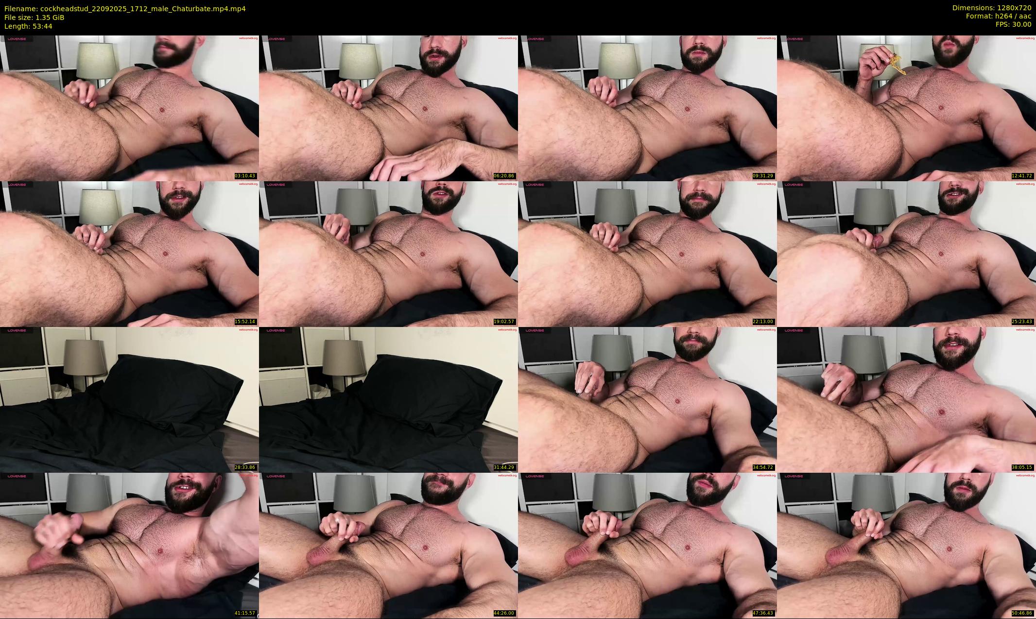 cockheadstud — 54 minute Chaturbate male cam show recording, 720p, Sep 22, 2025