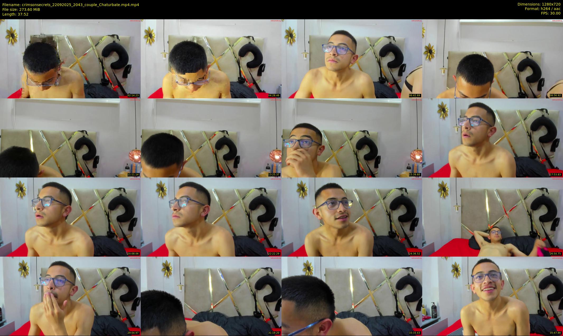 crimsonsecrets — 38 minute Chaturbate couple cam show recording, 720p, Sep 22, 2025