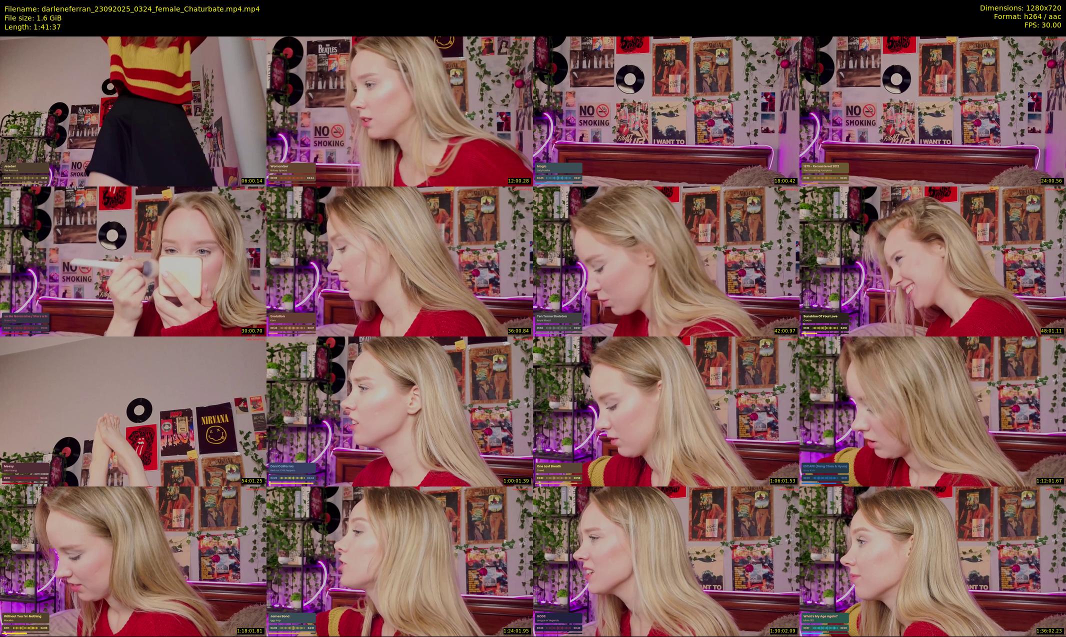darleneferran — 102 minute Chaturbate female cam show recording, 720p, Sep 23, 2025