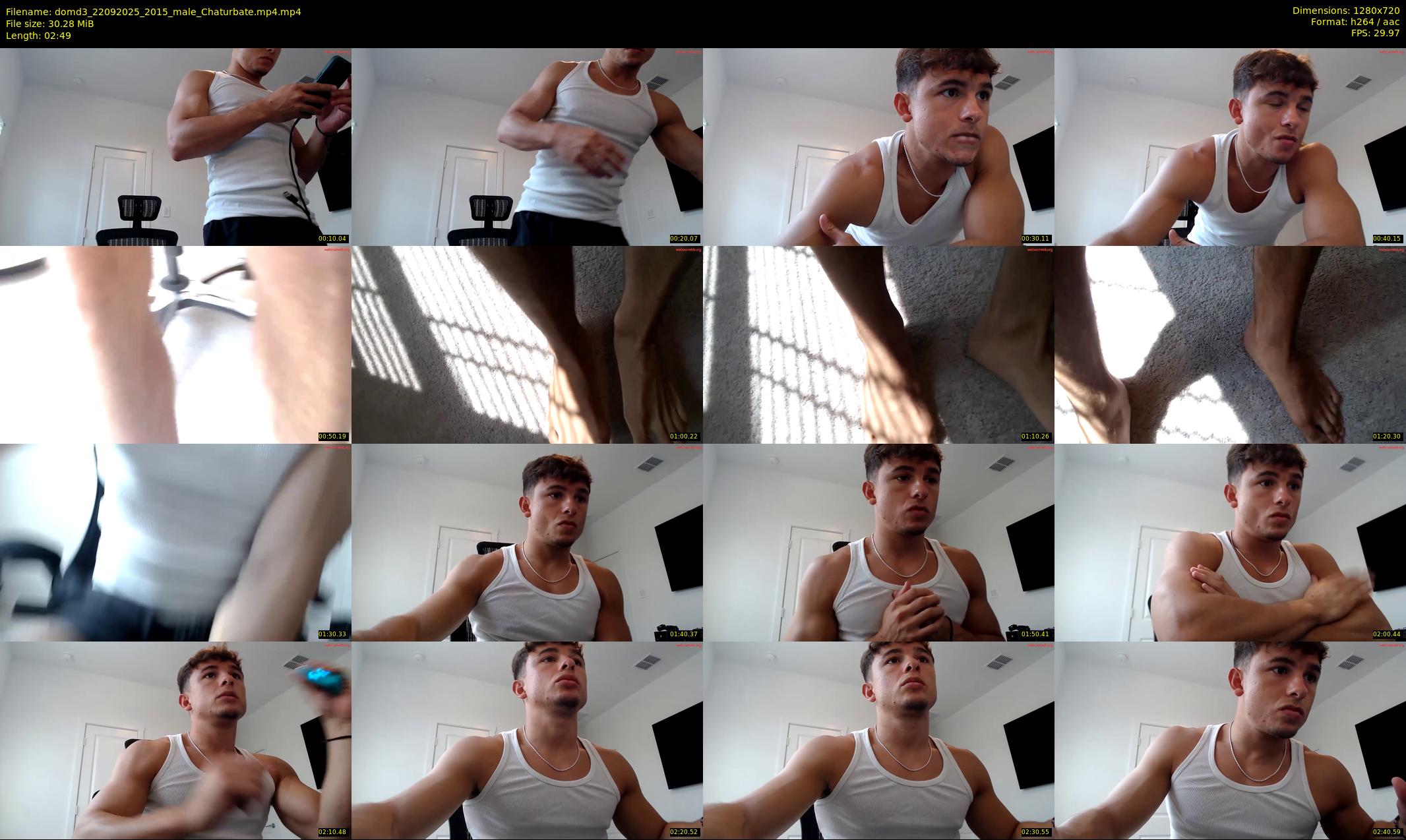 domd3 — 3 minute Chaturbate male cam show recording, 720p, Sep 22, 2025