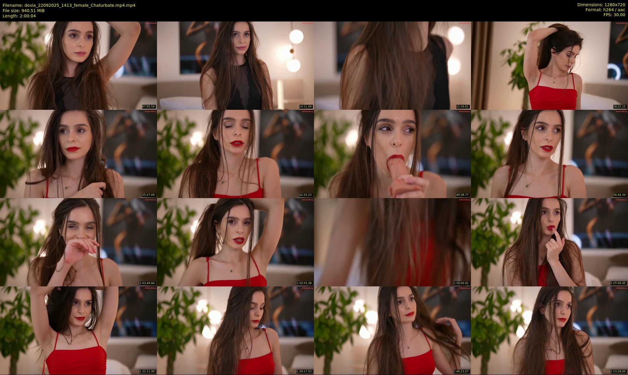 dovia — 121 minute Chaturbate female cam show recording, 720p, Sep 22, 2025