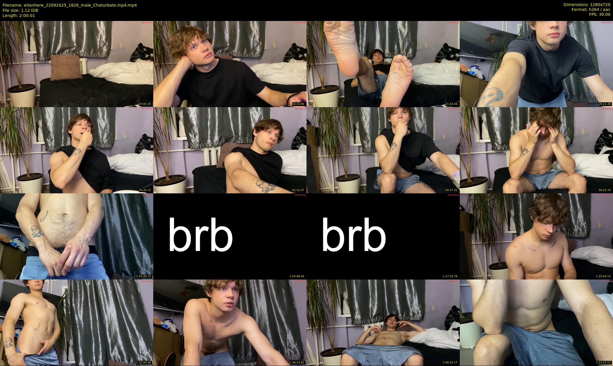 eitanhere — 121 minute Chaturbate male cam show recording, 720p, Sep 22, 2025