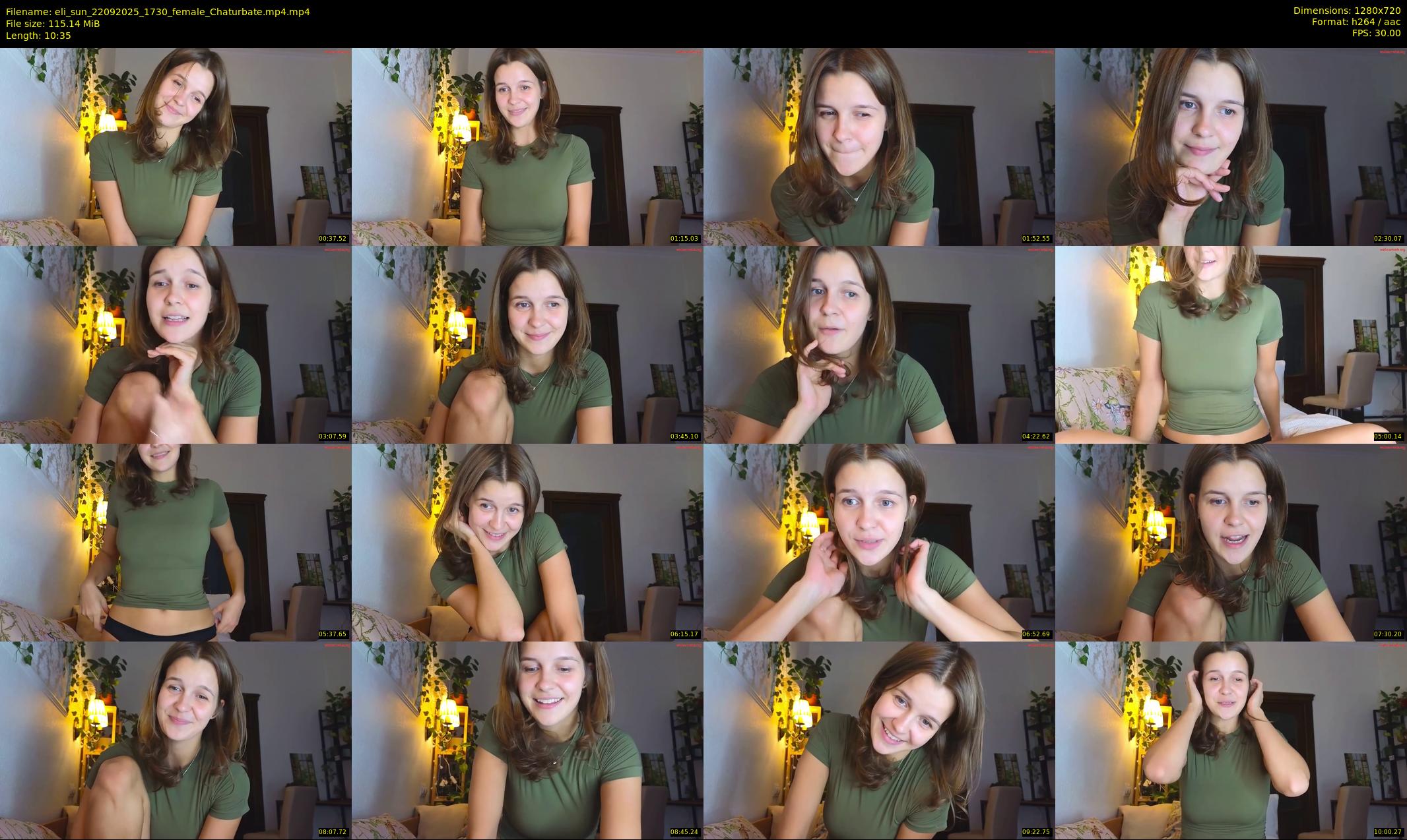 eli_sun — 11 minute Chaturbate female cam show recording, 720p, Sep 22, 2025