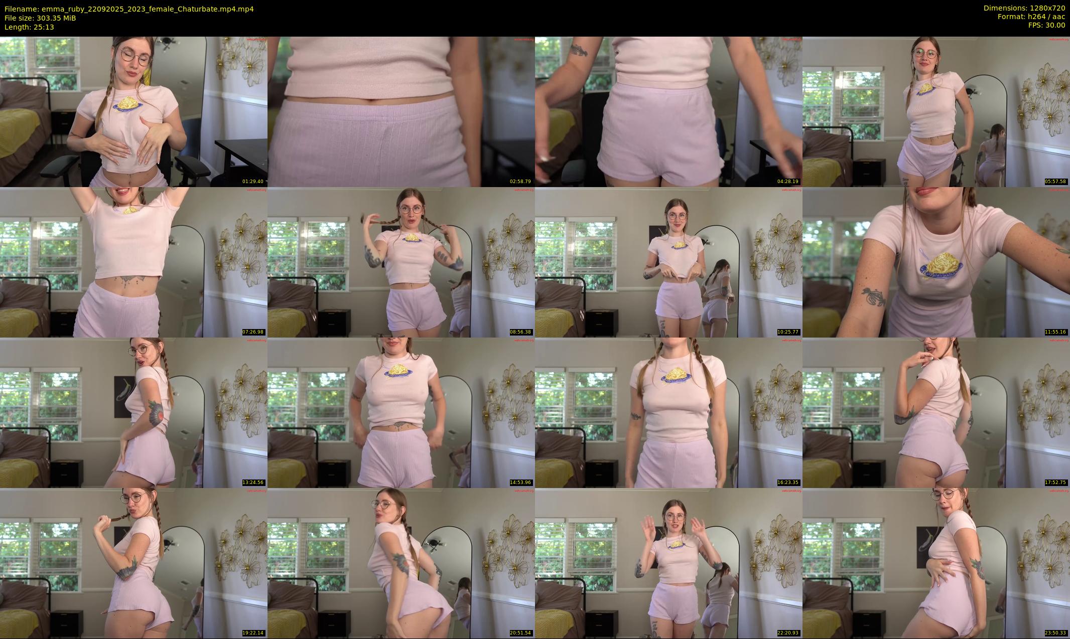 emma_ruby — 26 minute Chaturbate female cam show recording, 720p, Sep 22, 2025