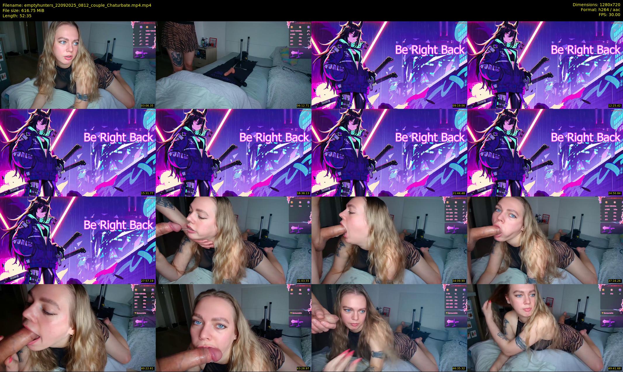 emptyhunters — 53 minute Chaturbate couple cam show recording, 720p, Sep 22, 2025