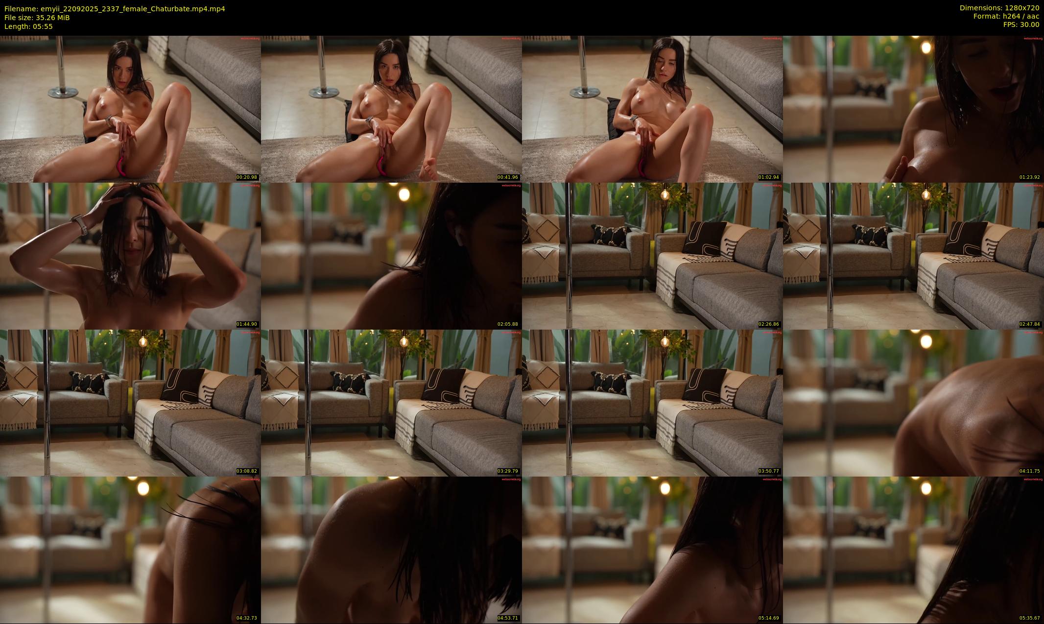 emyii — 6 minute Chaturbate female cam show recording, 720p, Sep 22, 2025