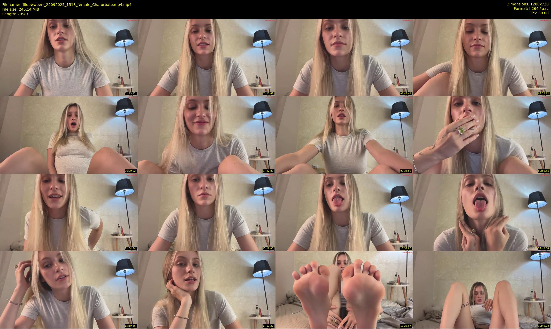 fflloowweerr — 21 minute Chaturbate couple cam show recording, 720p, Sep 22, 2025