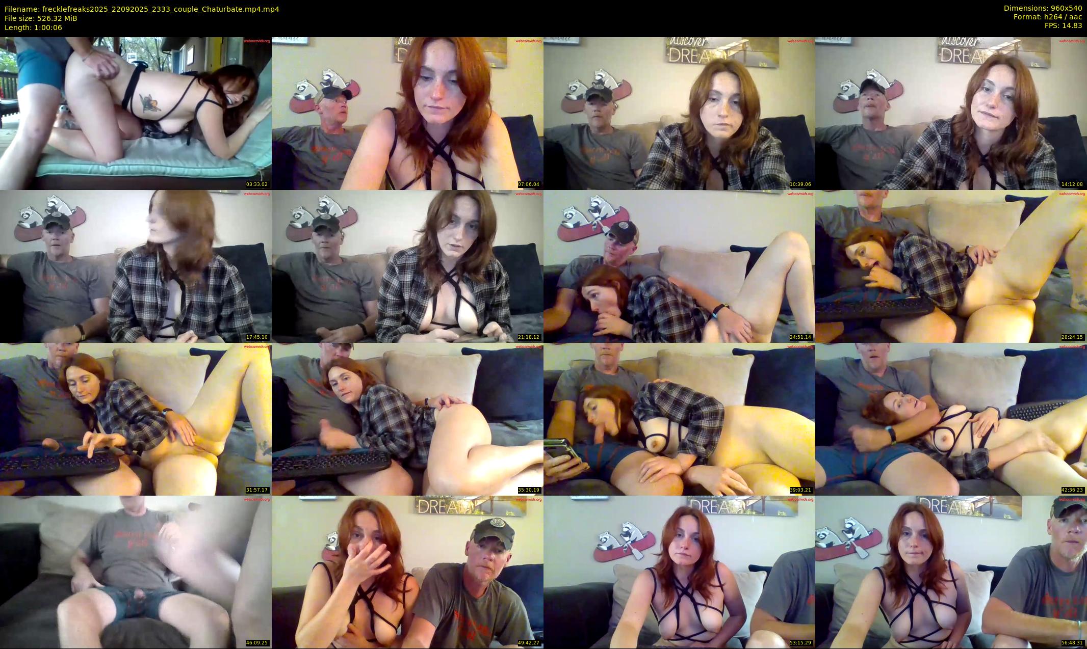 frecklefreaks2025 — 61 minute Chaturbate couple cam show recording, 480p, Sep 22, 2025
