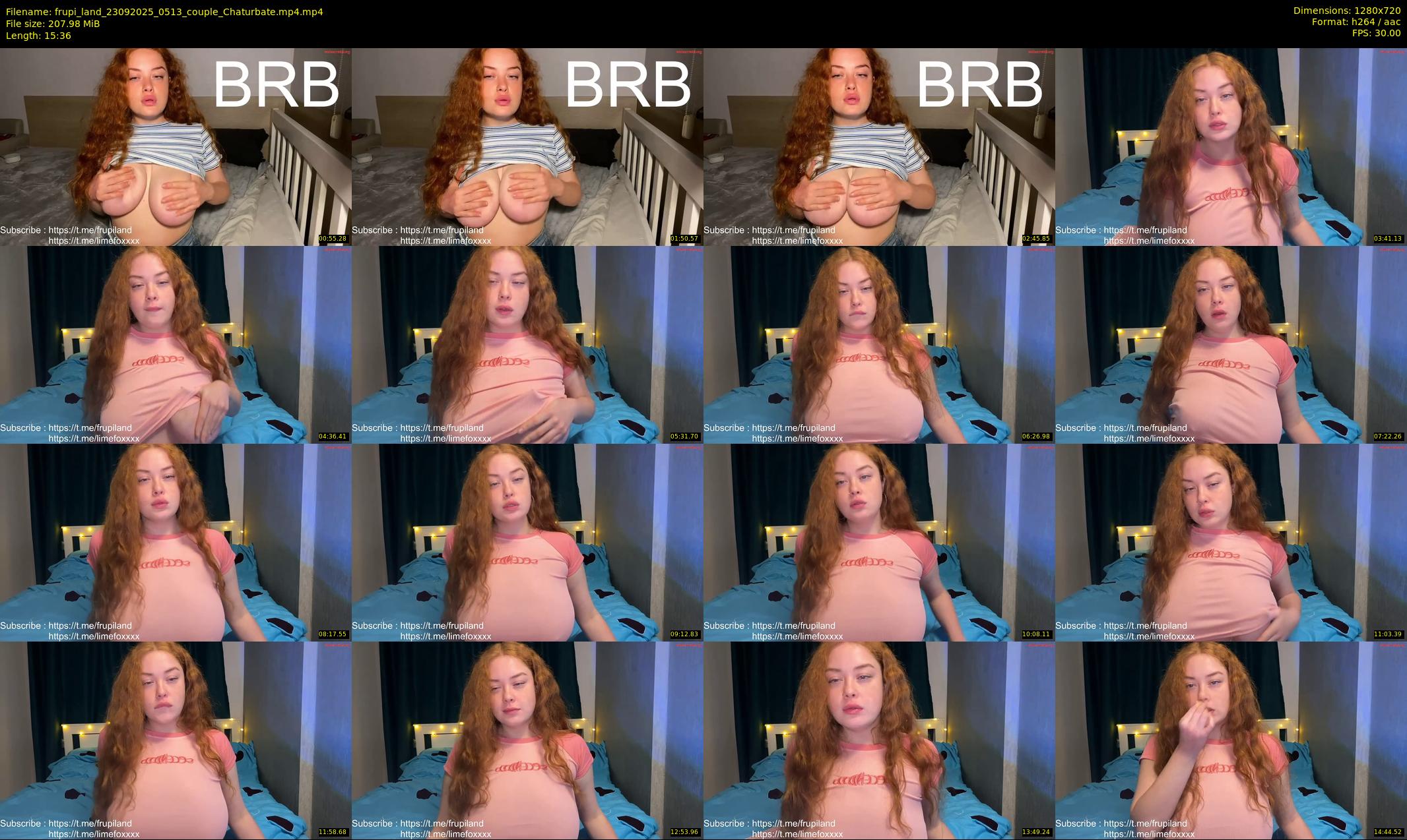 frupi_land — 16 minute Chaturbate couple cam show recording, 720p, Sep 23, 2025