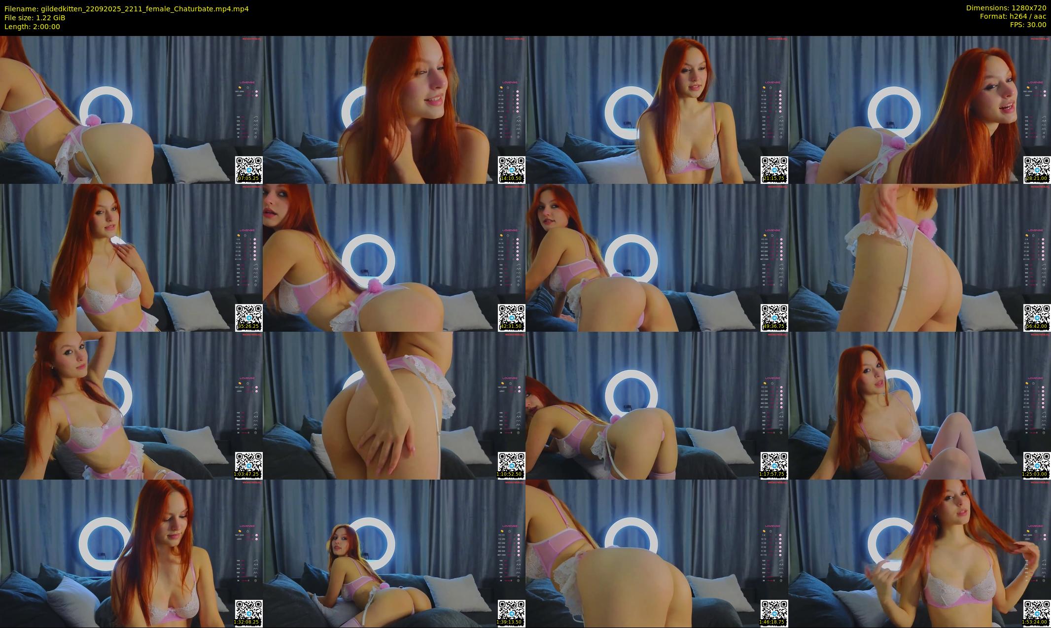 gildedkitten — 120 minute Chaturbate female cam show recording, 720p, Sep 22, 2025
