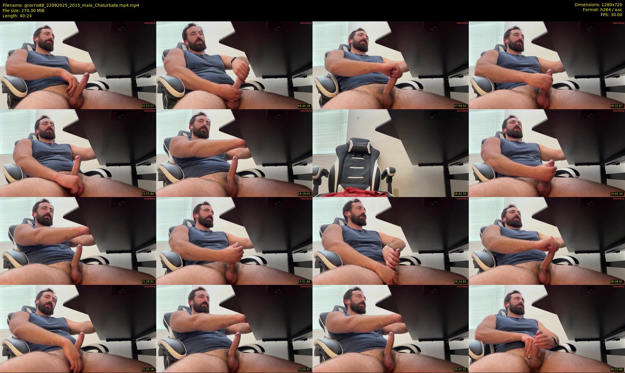 gnorris88 — 41 minute Chaturbate male cam show recording, 720p, Sep 22, 2025