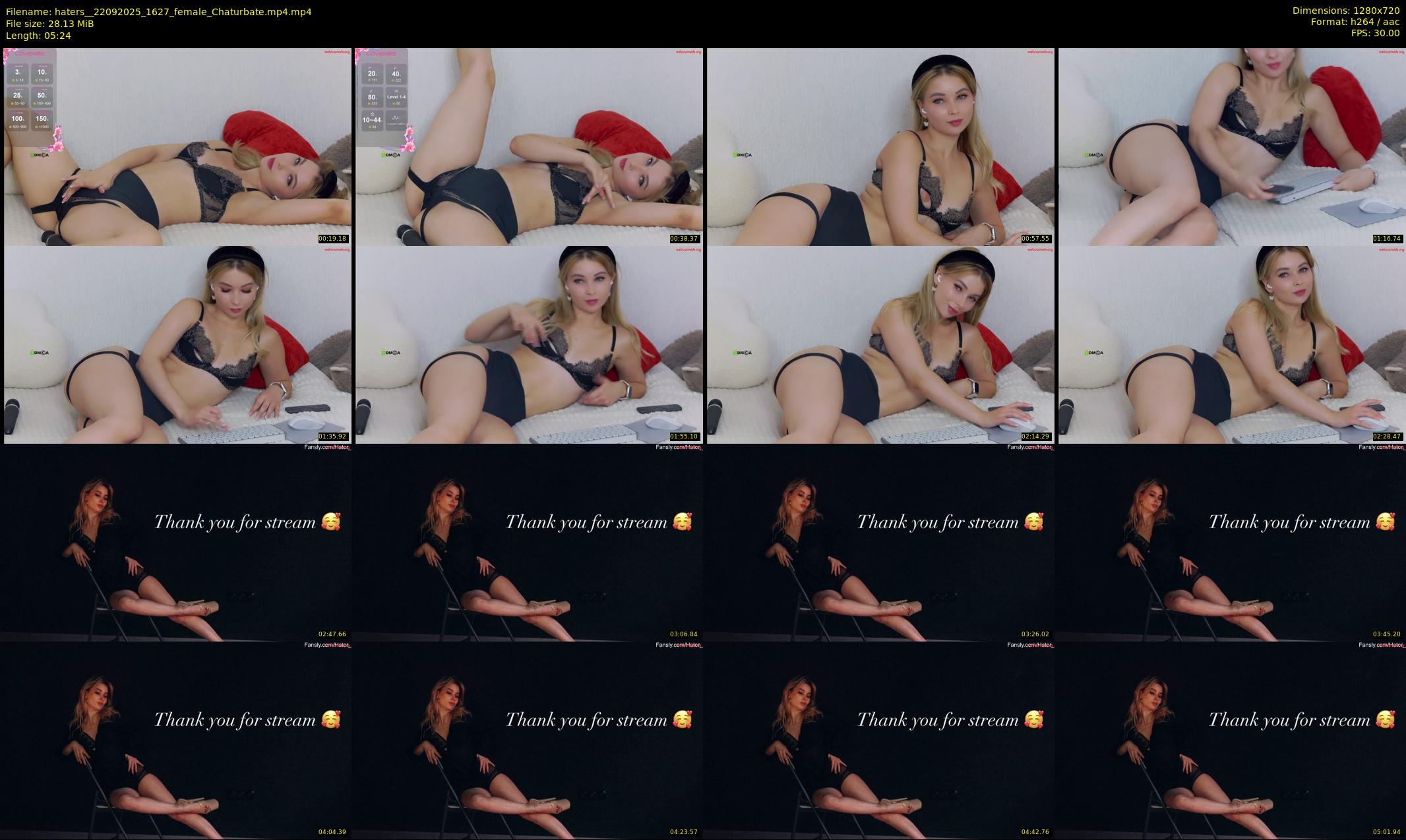 haters_ — 6 minute Chaturbate female cam show recording, 720p, Sep 22, 2025