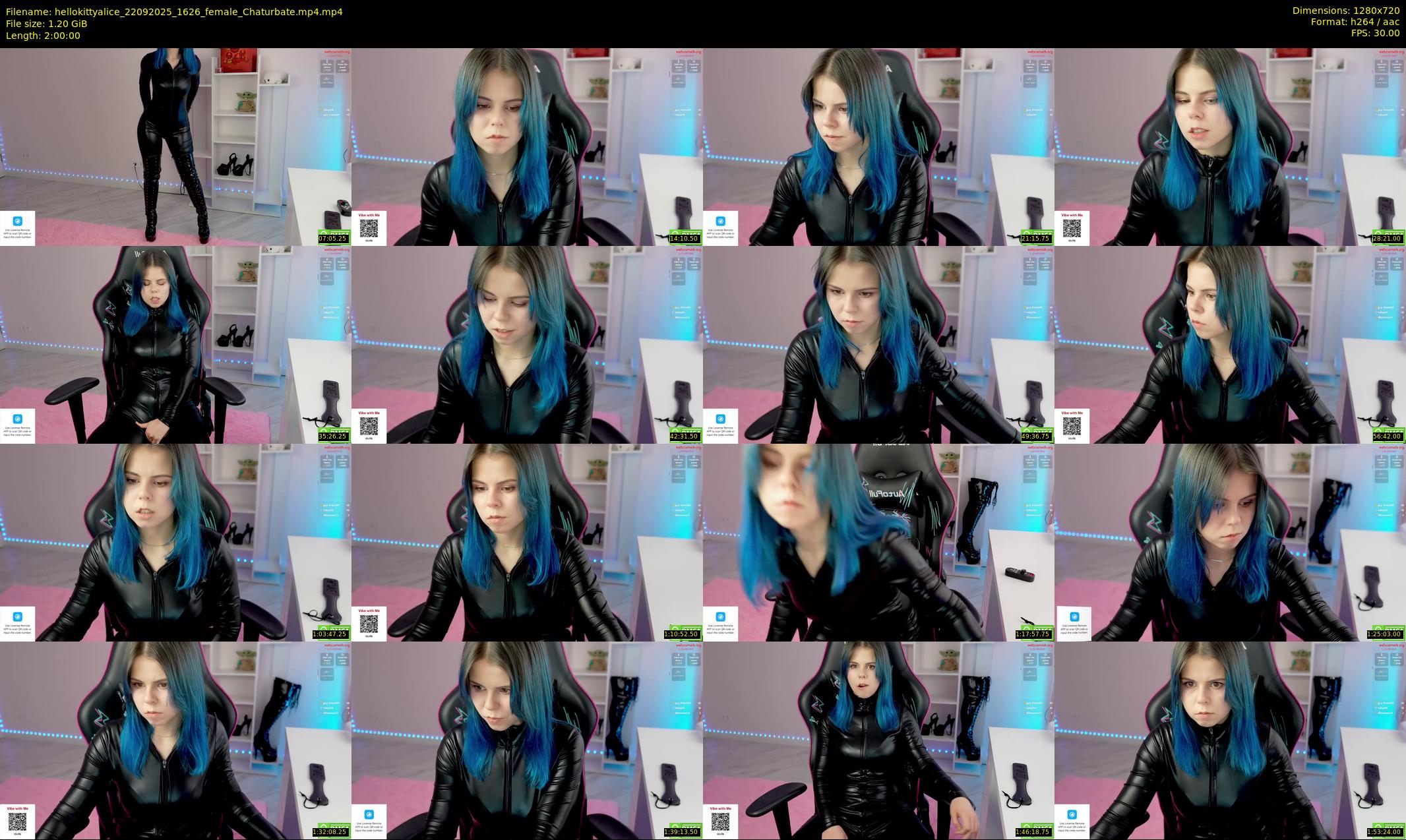hellokittyalice — 120 minute Chaturbate female cam show recording, 720p, Sep 22, 2025