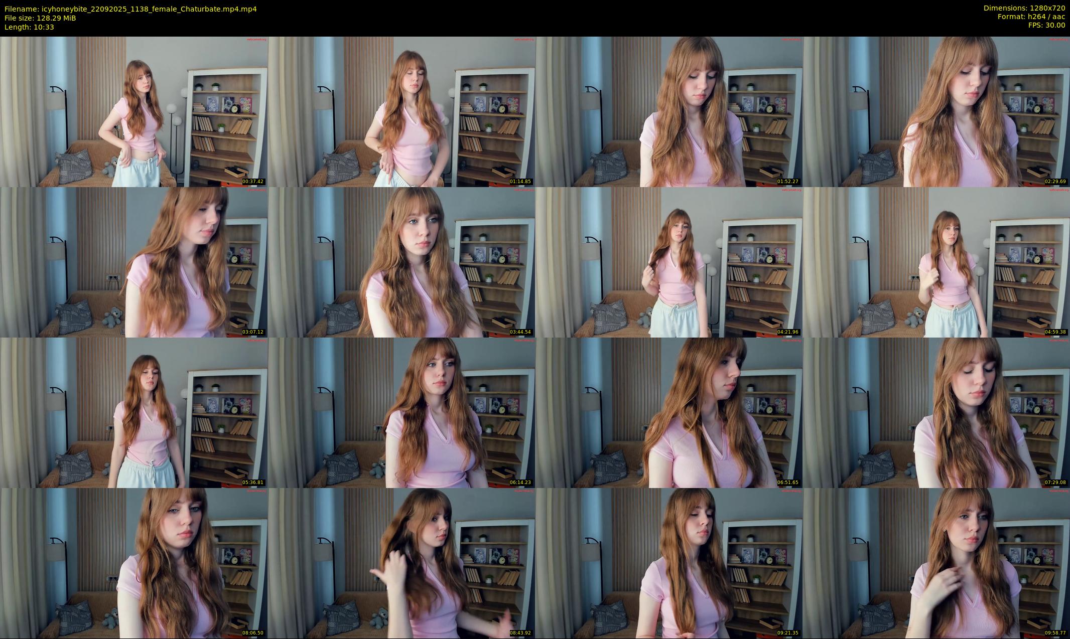 icyhoneybite — 11 minute Chaturbate female cam show recording, 720p, Sep 22, 2025