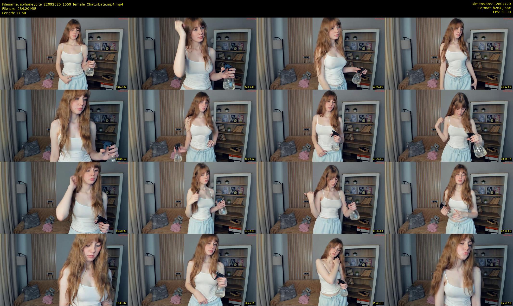 icyhoneybite — 18 minute Chaturbate female cam show recording, 720p, Sep 22, 2025