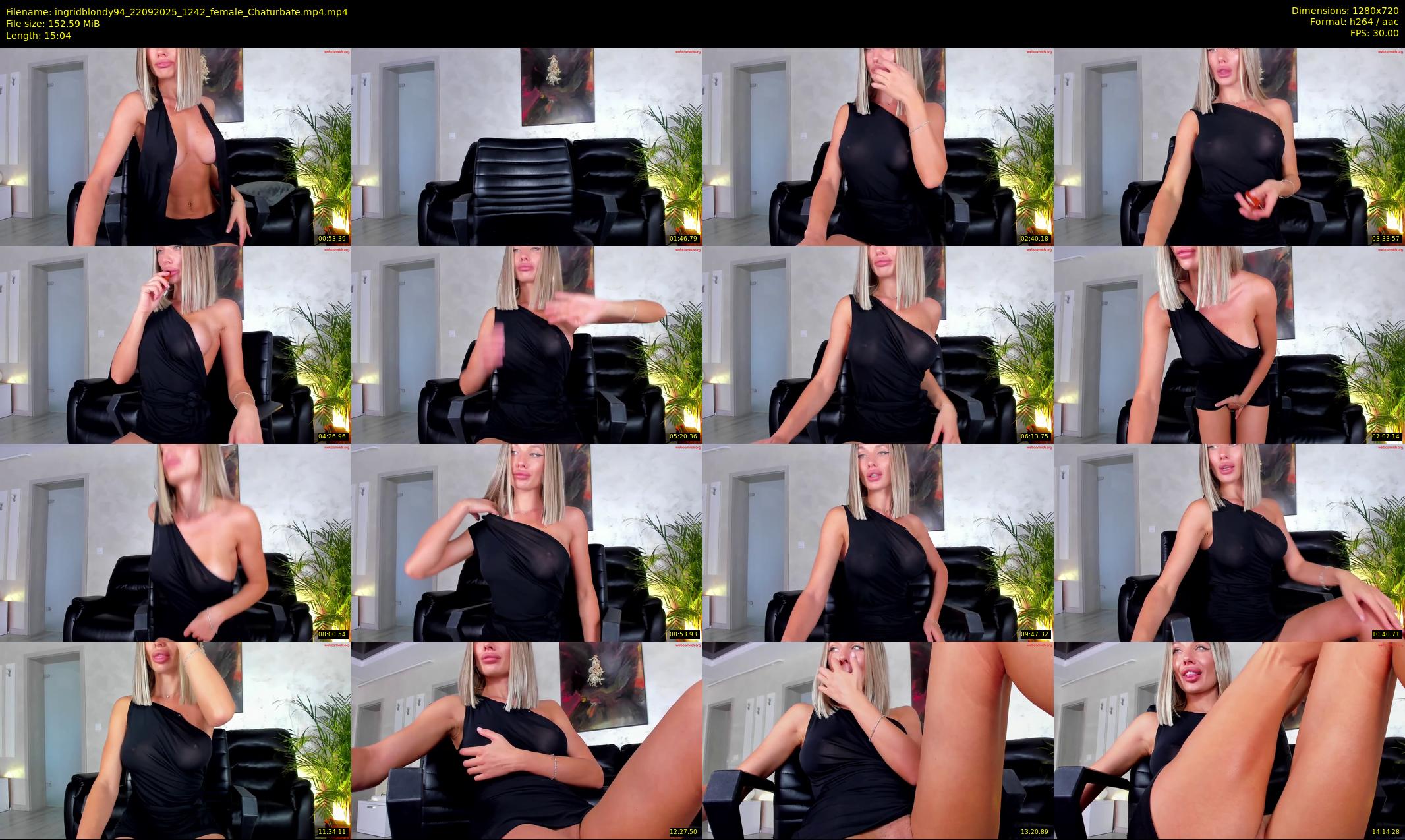 ingridblondy94 — 16 minute Chaturbate female cam show recording, 720p, Sep 22, 2025