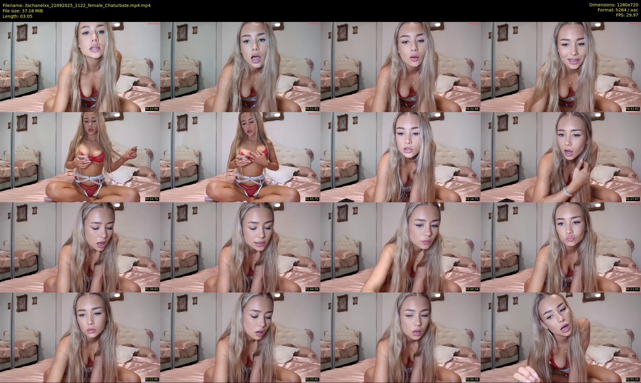 itschanelxx — 4 minute Chaturbate female cam show recording, 720p, Sep 22, 2025