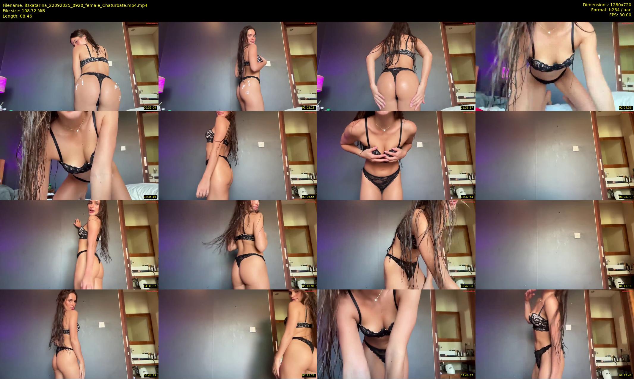 itskatarina — 9 minute Chaturbate female cam show recording, 720p, Sep 22, 2025