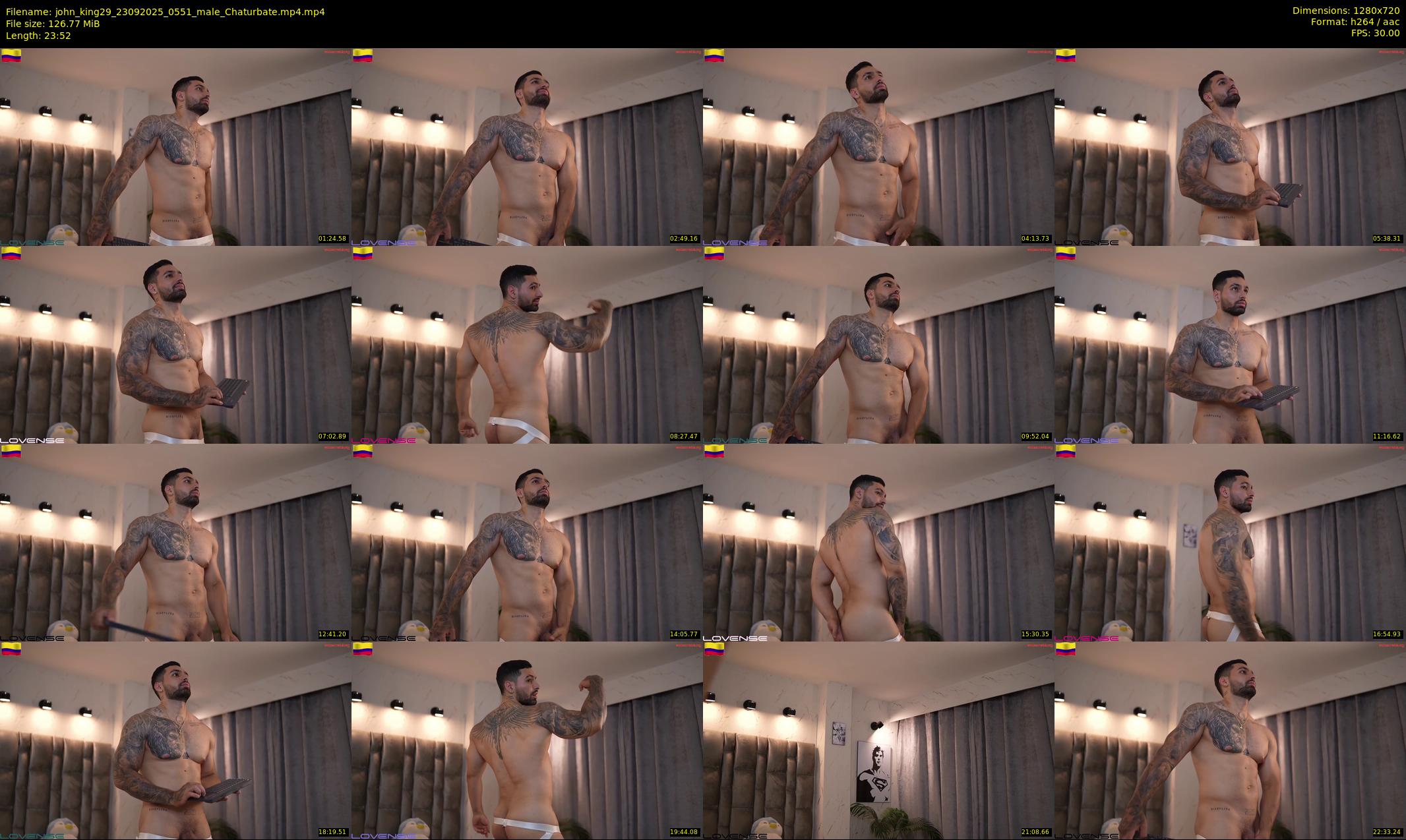 john_king29 — 24 minute Chaturbate male cam show recording, 720p, Sep 23, 2025