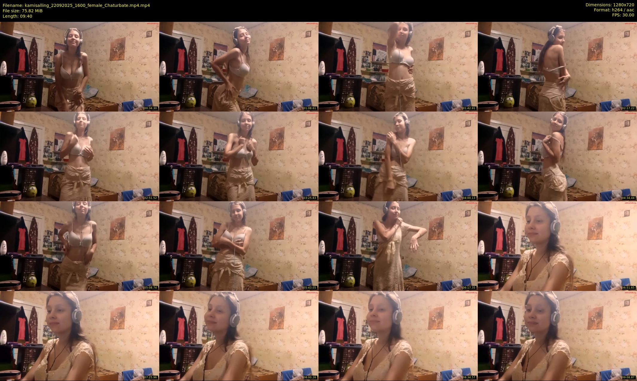 kamisalling — 10 minute Chaturbate female cam show recording, 720p, Sep 22, 2025
