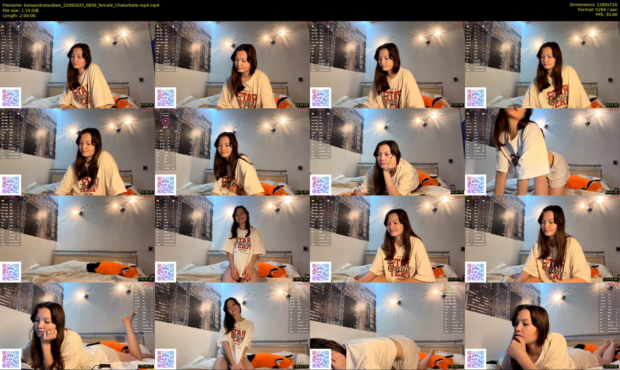 kassandrataulbee — 120 minute Chaturbate female cam show recording, 720p, Sep 22, 2025