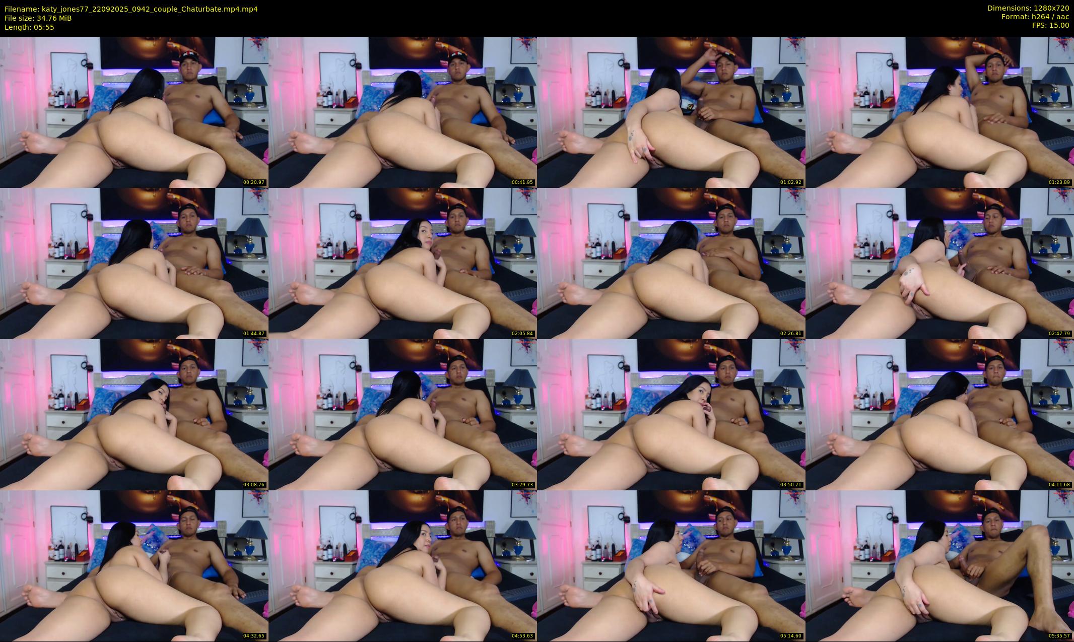 katy_jones77 — 6 minute Chaturbate couple cam show recording, 720p, Sep 22, 2025