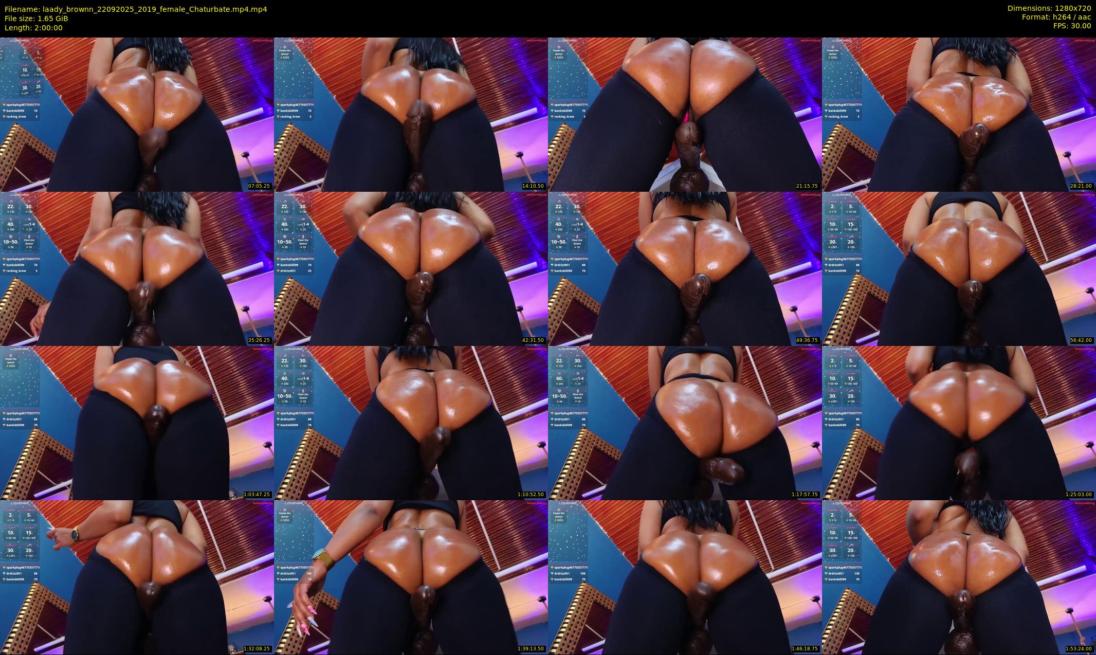laady_brownn — 120 minute Chaturbate female cam show recording, 720p, Sep 22, 2025