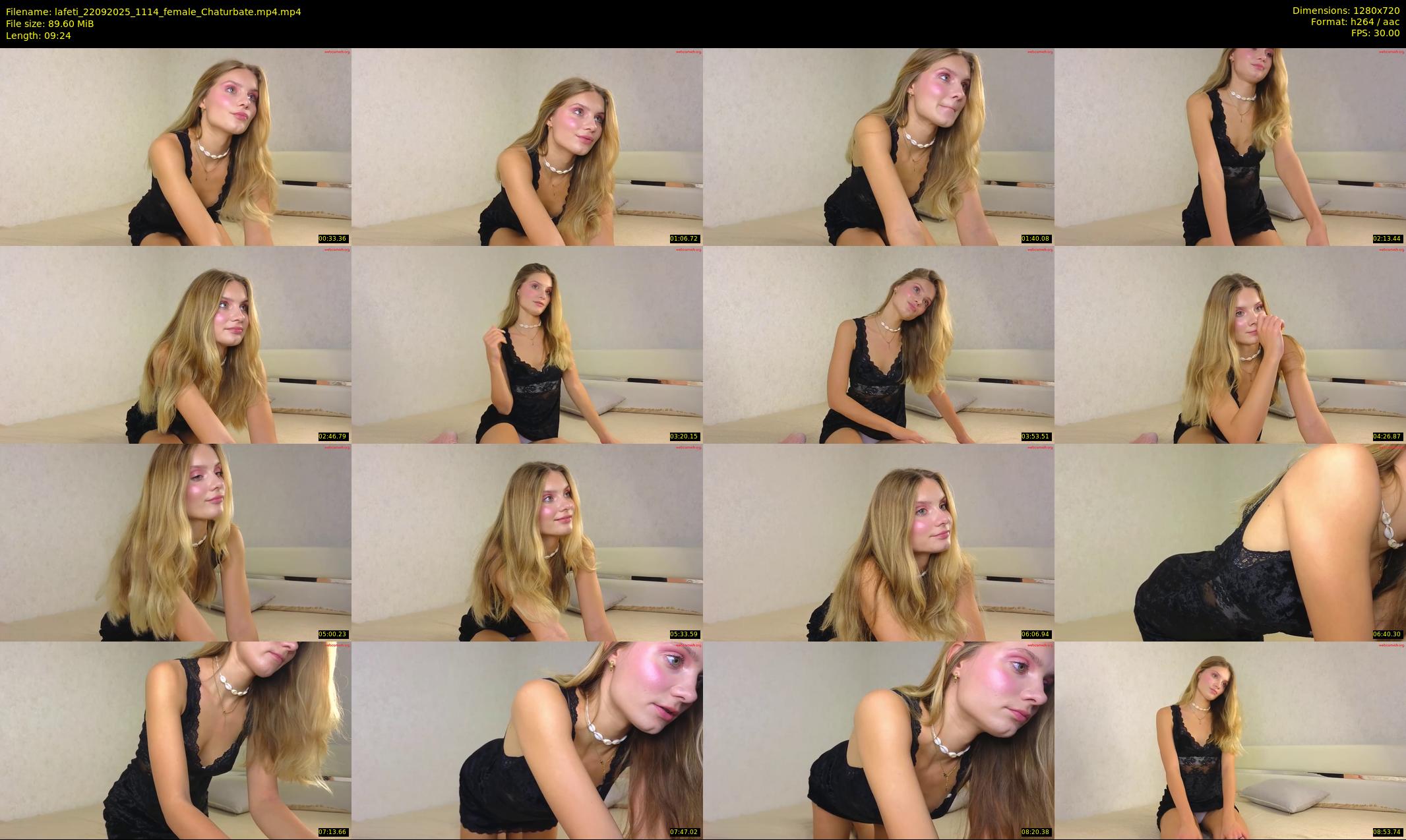 lafeti — 10 minute Chaturbate female cam show recording, 720p, Sep 22, 2025