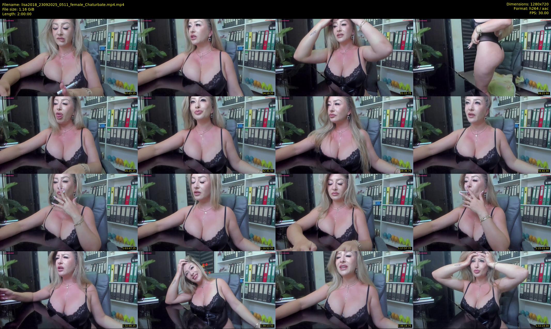 lisa2018 — 120 minute Chaturbate female cam show recording, 720p, Sep 23, 2025