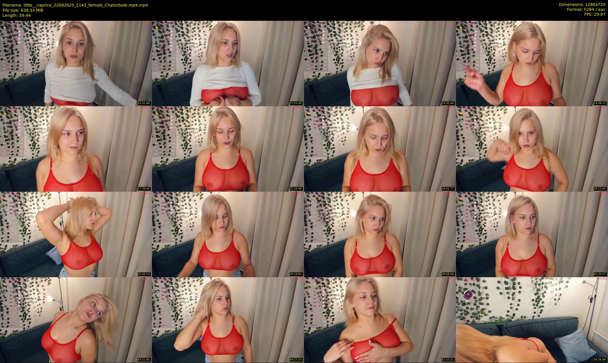 little__caprice — 60 minute Chaturbate female cam show recording, 720p, Sep 22, 2025