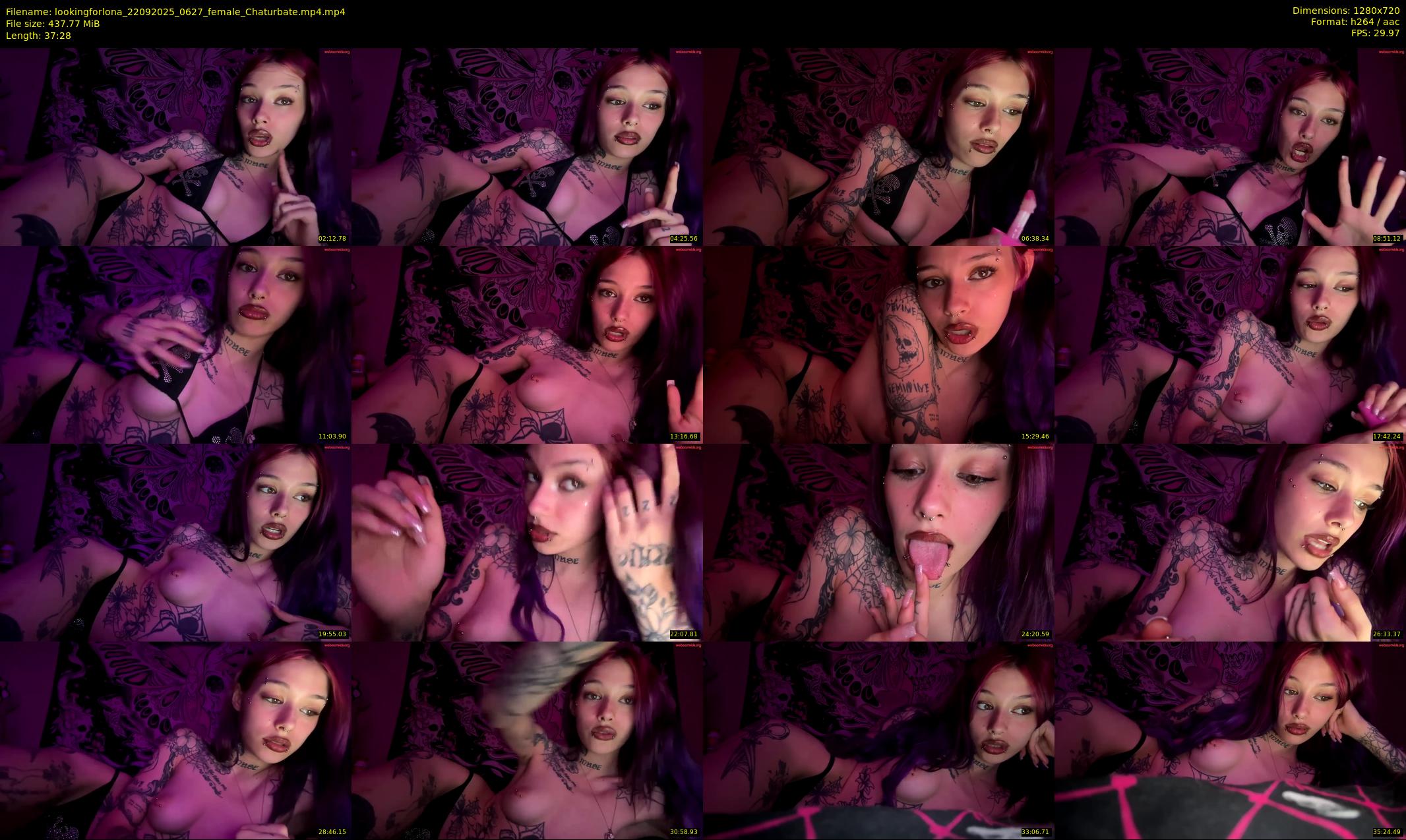 lookingforlona — 38 minute Chaturbate female cam show recording, 720p, Sep 22, 2025