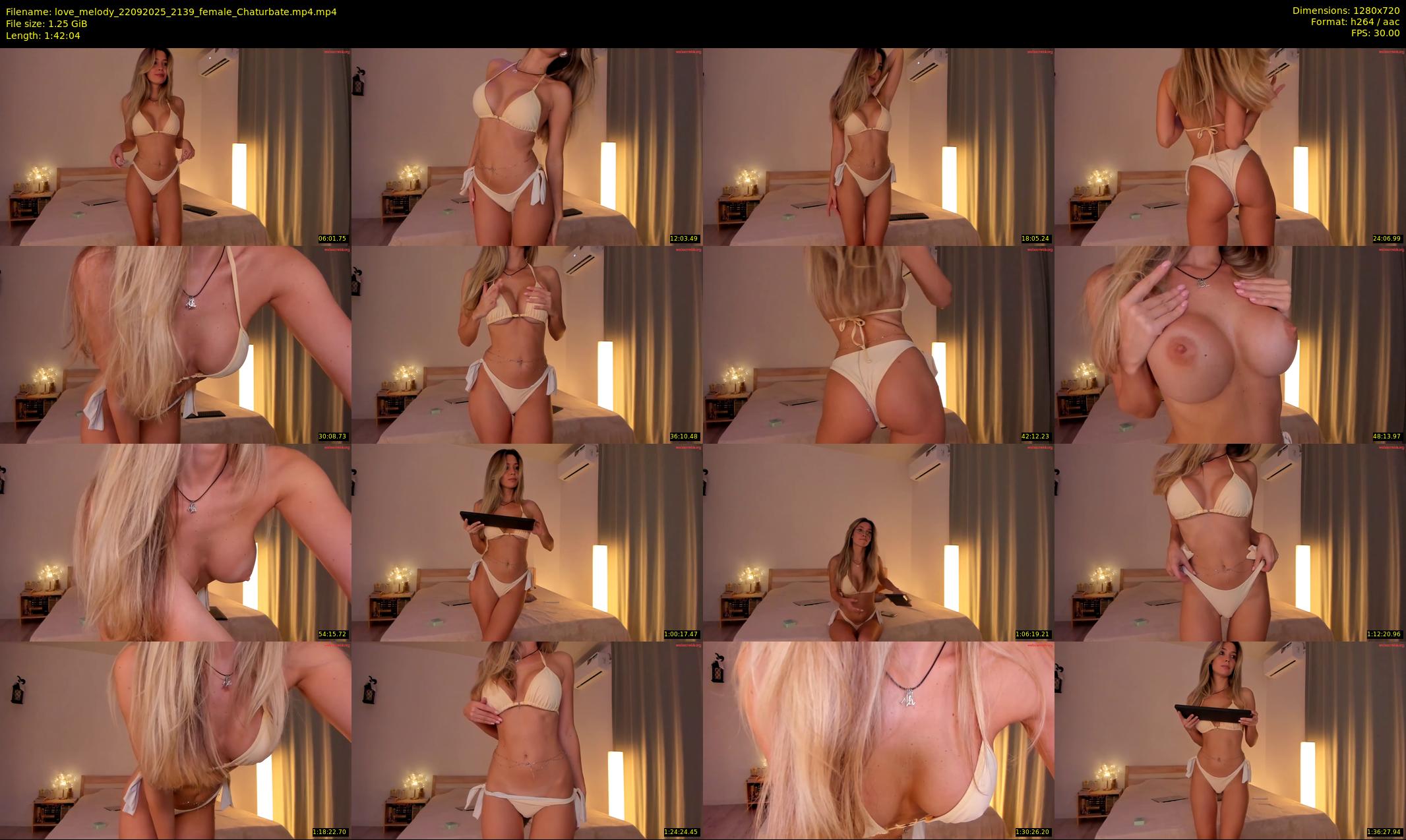love_melody — 103 minute Chaturbate female cam show recording, 720p, Sep 22, 2025