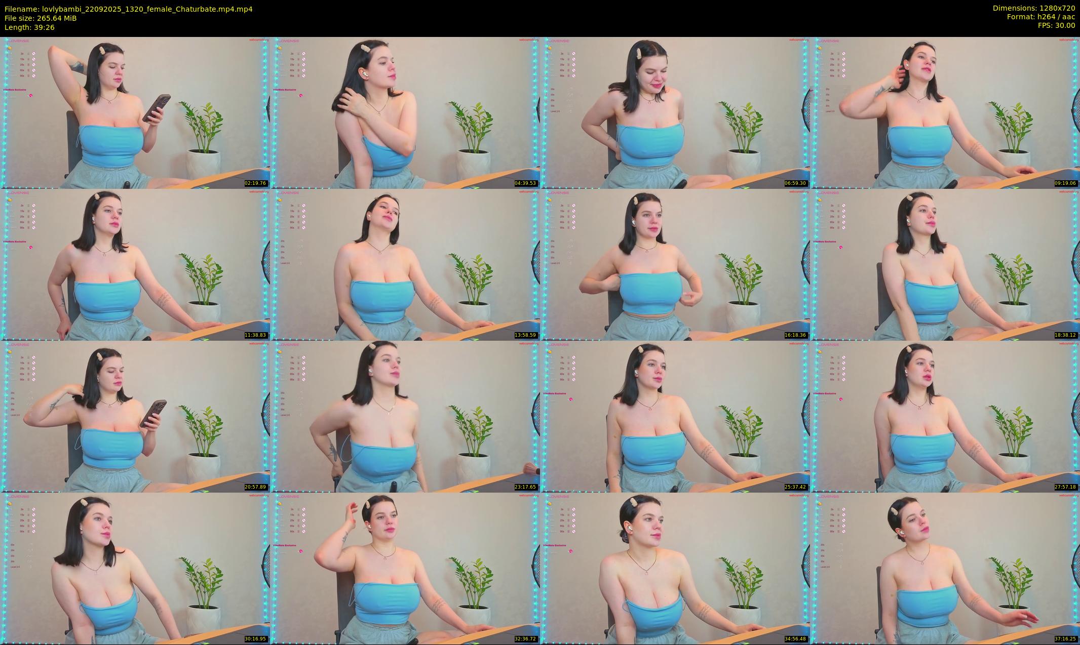 lovlybambi — 40 minute Chaturbate female cam show recording, 720p, Sep 22, 2025